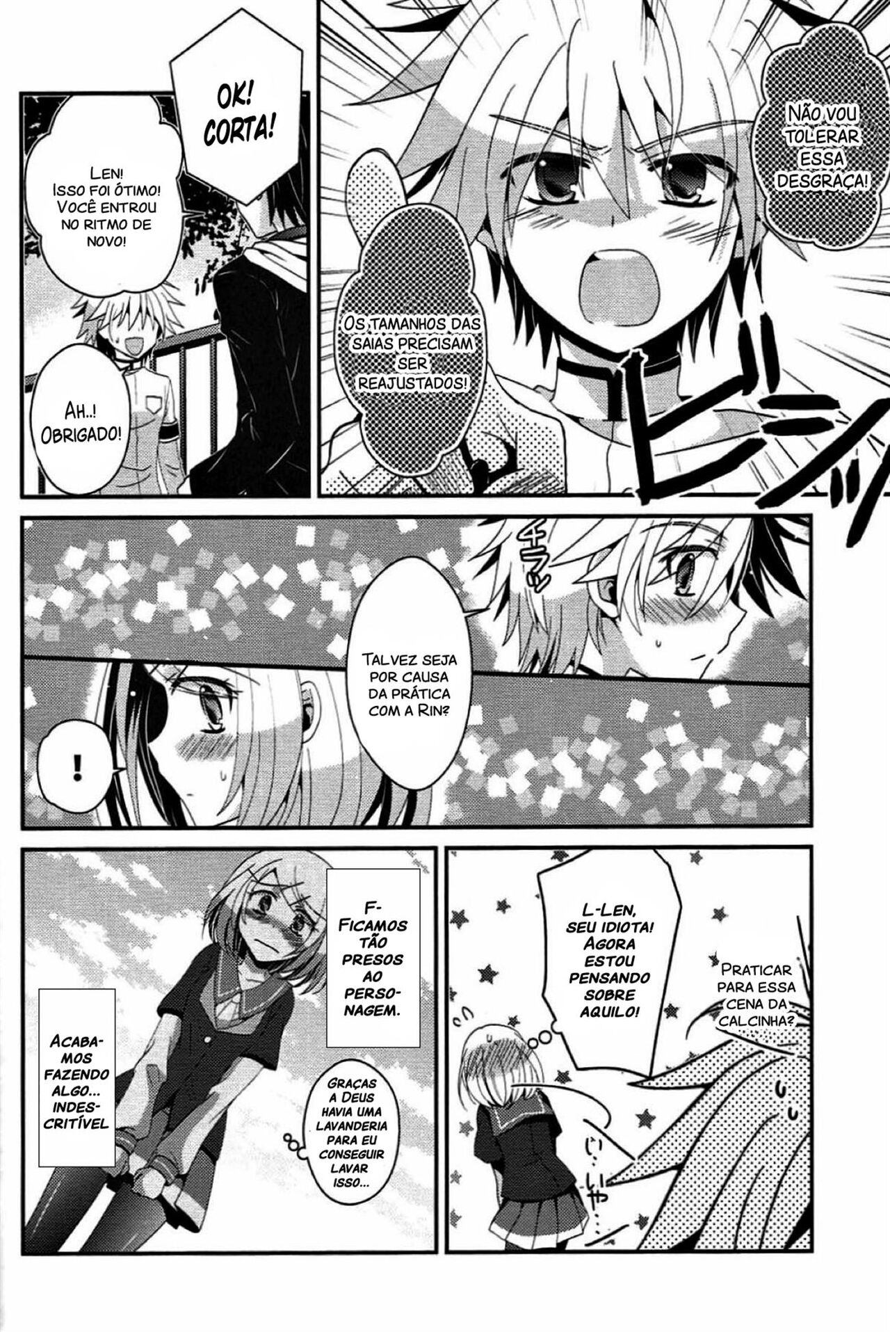 (C86) [highway (Iri)] Aku no Seitokaichou HARD (VOCALOID) [Portuguese-BR] изображение № 27