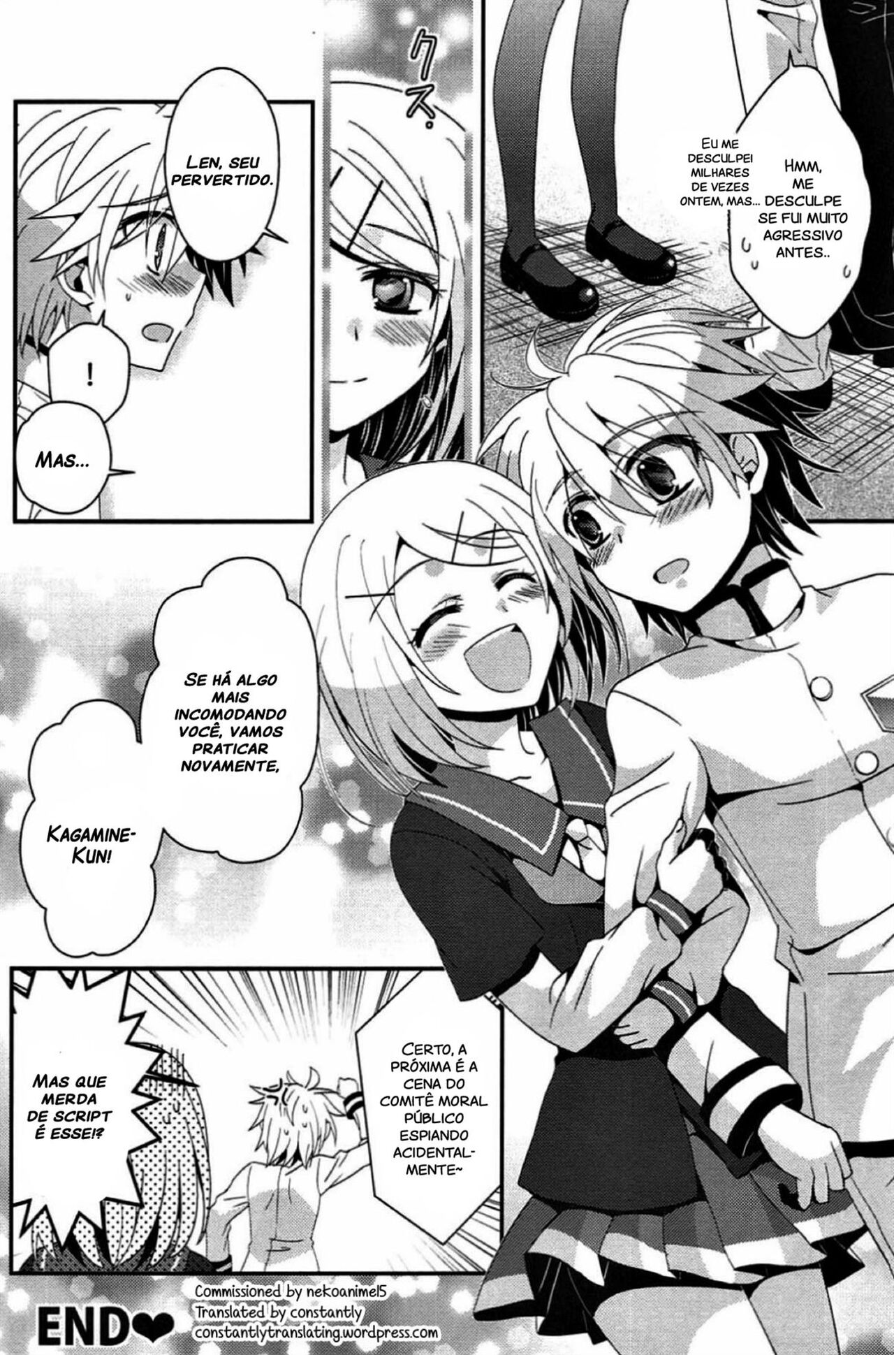 (C86) [highway (Iri)] Aku no Seitokaichou HARD (VOCALOID) [Portuguese-BR] изображение № 29