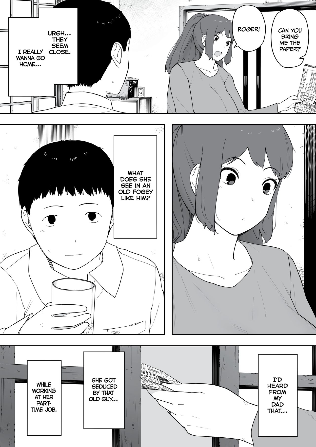 [NT Labo (NT Robo)] Nande Sonna Yatsu ga Iin da yo... -Jijii to Uwaki Ninshin Saikon shita Kaa-san- [English] [Decensored] imagen número 12