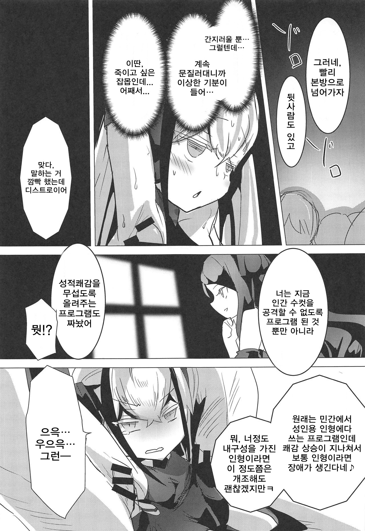 (SC2019 Summer) [Hermes Shobou (Yodori)] Miserable Dolls (Girls' Frontline) [Korean] Bildnummer 8