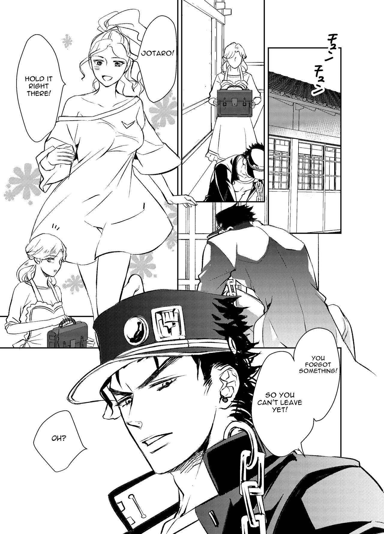 [Naburu] [Jo Mi] Koi Ni Ochita, Ka, Mo 2 (Jojo's Bizarre Adventure) [English] Bildnummer 1