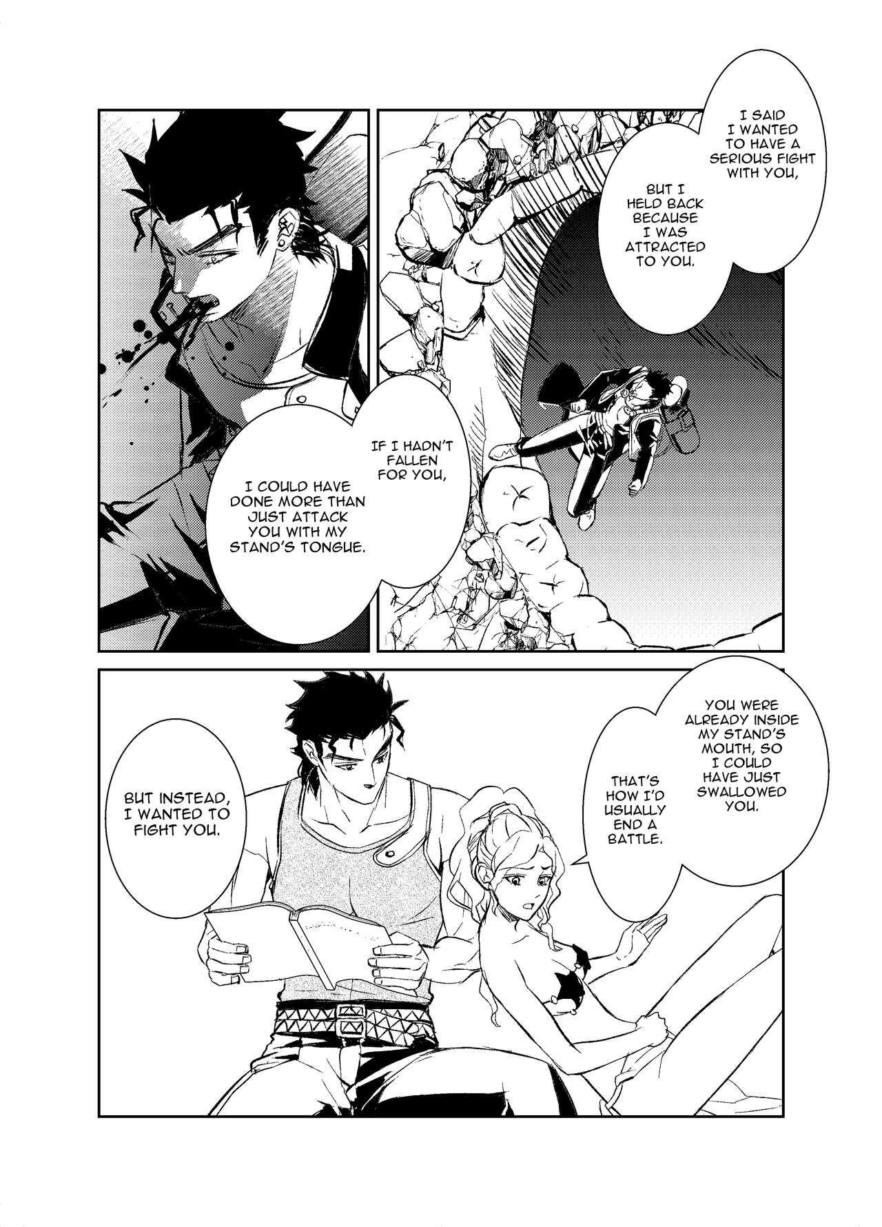 [Naburu] [Jo Mi] Koi Ni Ochita, Ka, Mo 2 (Jojo's Bizarre Adventure) [English] Bildnummer 16