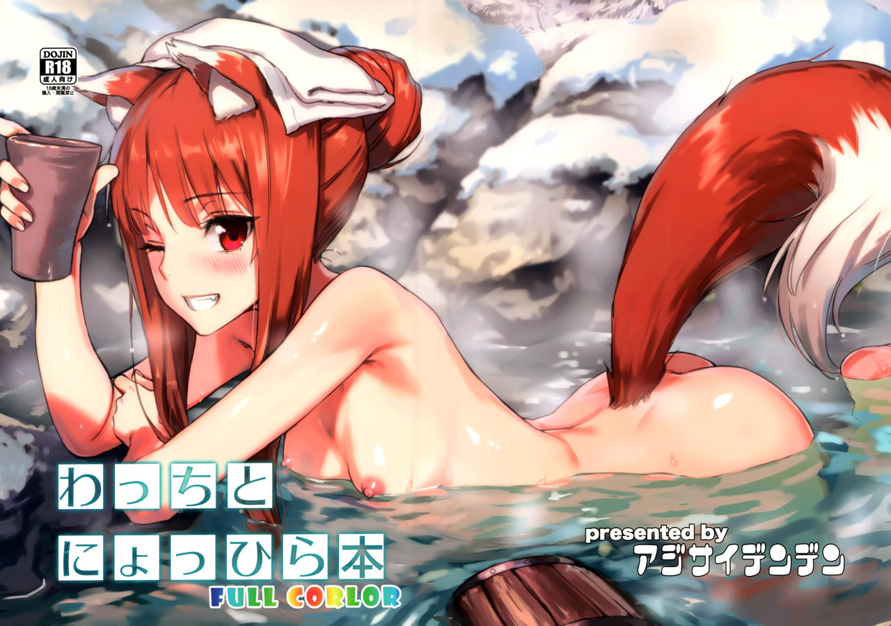 (C89) [Ajisaidenden (Kawakami Rokkaku, Takanashi Rei)] Wacchi to Nyohhira Bon FULL COLOR | вовчі води (Spice and Wolf) [Ukranian] [Decensored] image number 1