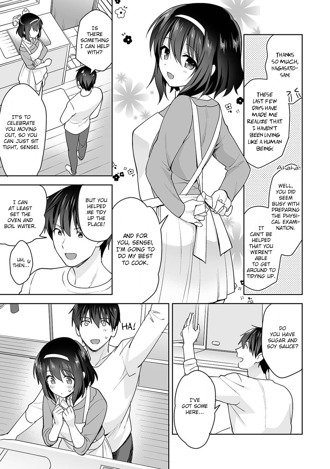 [Fuyuichi Monme] Amayakashi Jouzu no Nagasato-san ~Hokenshitsu de Yoshi Yoshi Ecchi!~ Ch. 10 [English] [Fozufy] image number 6