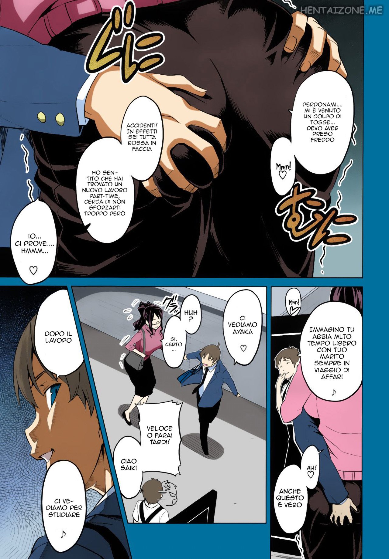 [Takeda Hiromitsu] OshieAi | La Moglie Traditrice (COMIC Megastore 2009-04) [Italian] [Colorized] numero di immagine  3