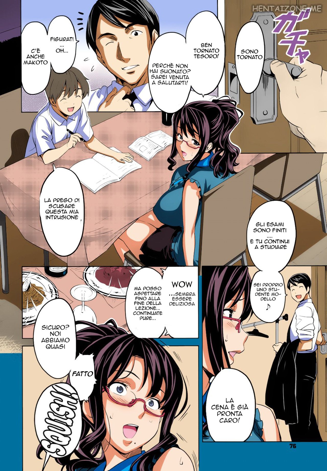 [Takeda Hiromitsu] OshieAi | La Moglie Traditrice (COMIC Megastore 2009-04) [Italian] [Colorized] numero di immagine  10