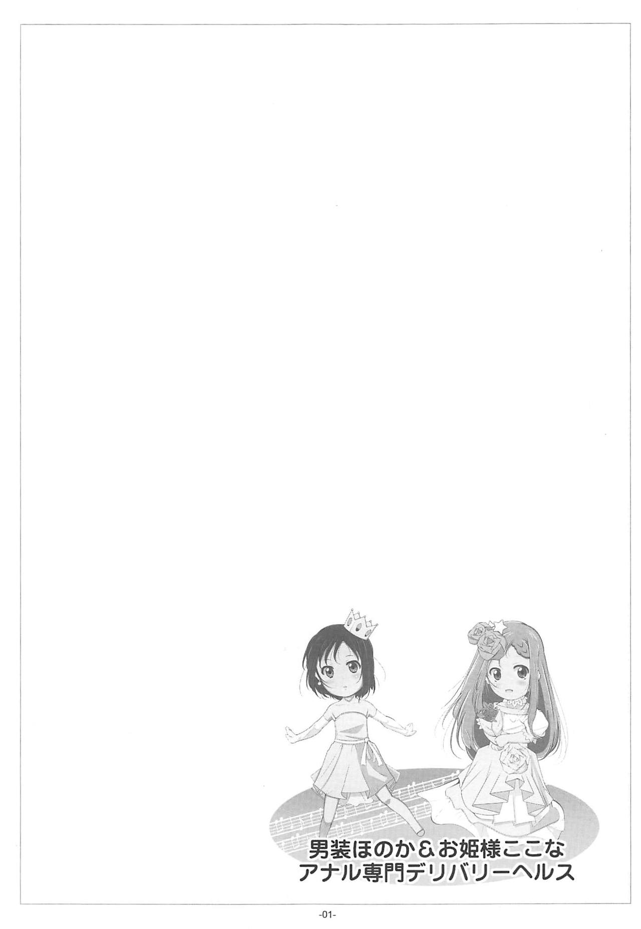 (C95) [Tohgoo (Fuyutugu)] Dansou Honoka & Ohime-sama Konona Anal Senmon Delivery Health (Yama no Susume) Bildnummer 2