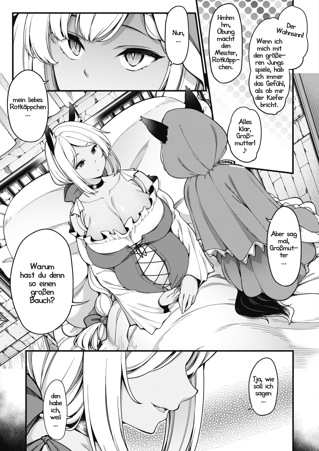 [Sirokuma] Akazukin no Yariman Obaa-chan | Rotkäppchens große böse Großmutter (COMIC HOTMILK 2021-10) [German] [Haigen] [Digital] imagen número 7