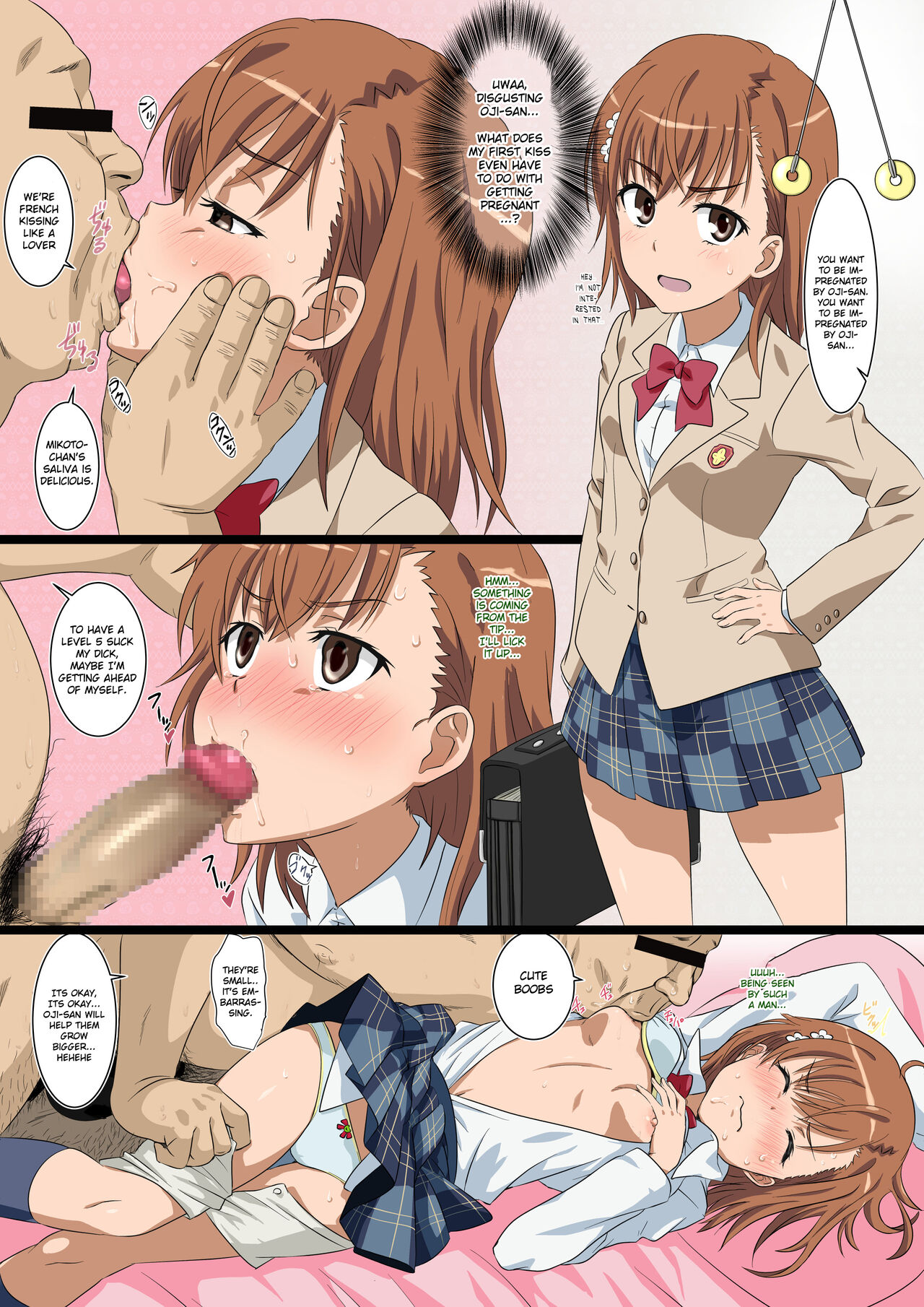 [Dashigara 100% (Minpei Ichigo)] Misaka Mikoto (Toaru Kagaku no Railgun) [English] [Gagak_Ireng] image number 1