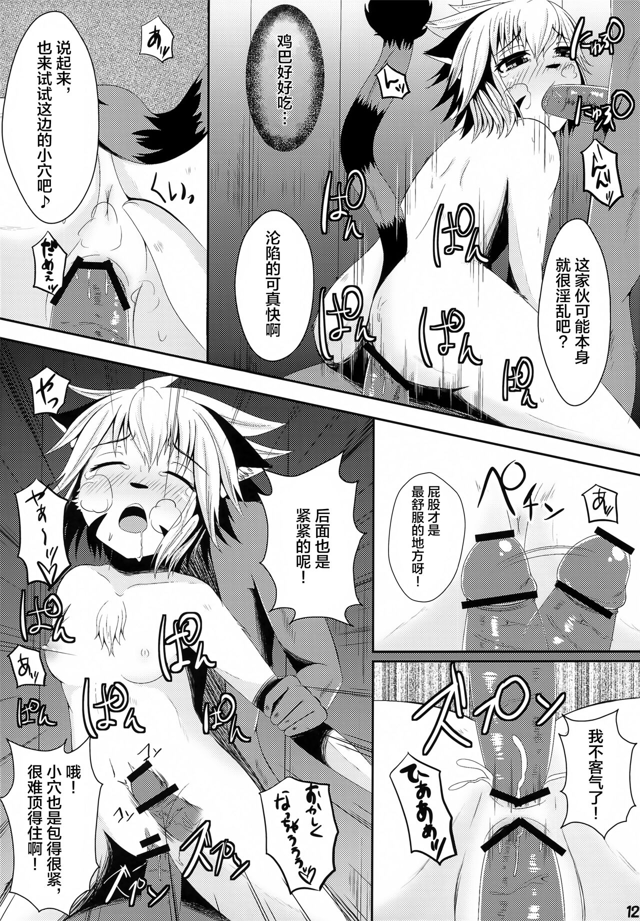 (Kemoket 2) [Kaze no Shippo (Various)] Elh Ero Hard (Solatorobo) [Chinese] [悬赏大厅×真不可视汉化组] 画像番号 11