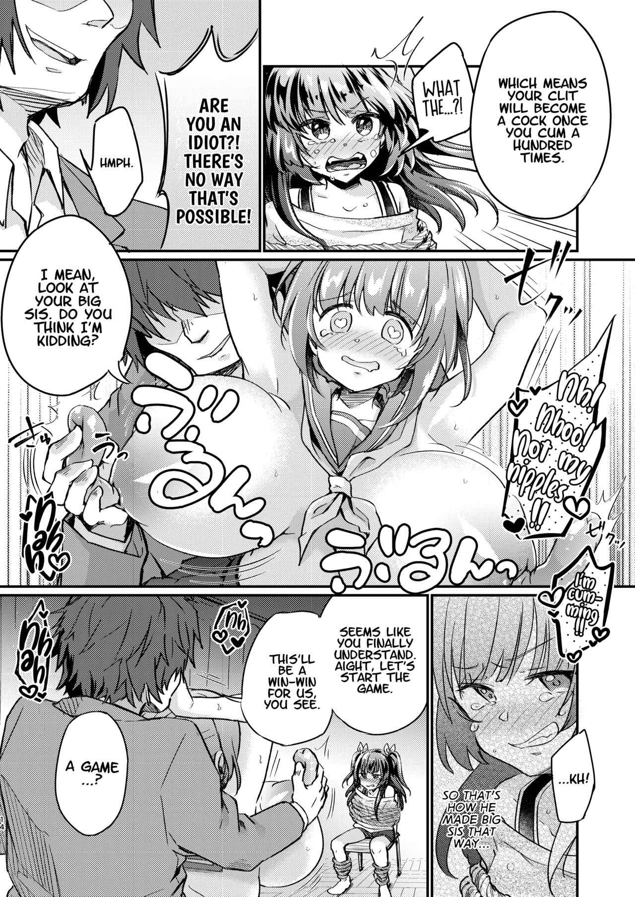 [Ichigo Syrup (Koori)] Tsundere Imouto Inbou Kaizou Keikaku | Tsundere Little Sister Cock Modification Plan [English] [Project Valvrein] imagen número 15