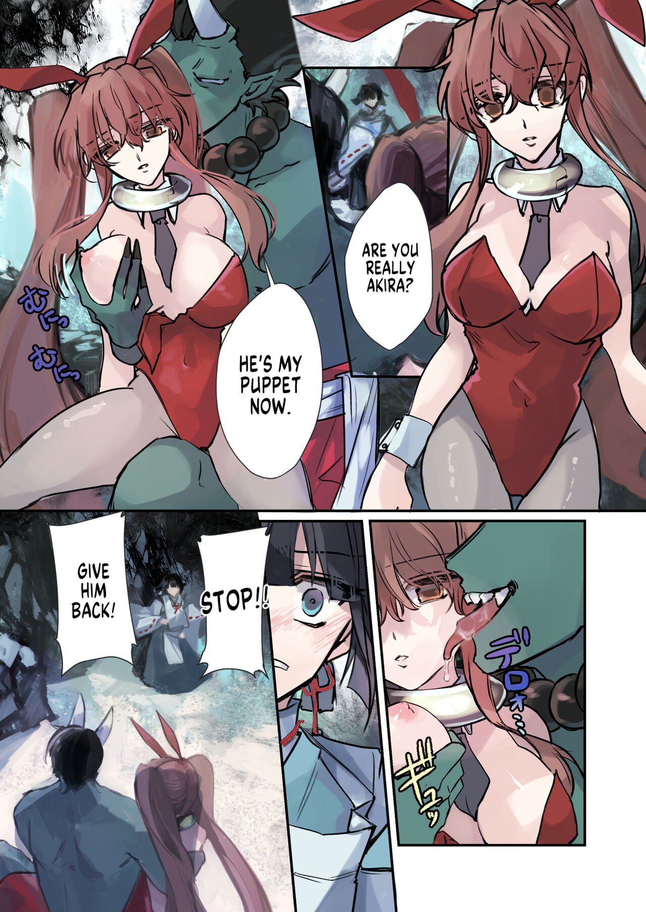 [Amuai Okashi Seisakusho (Sanada)] Nyotaika Sennou Sarete Shimatta Shinyuu o Sukeyou to Shitara Ore made Nyotaika Sarete Shimatta! [English] [SachiKing] 图片编号 17