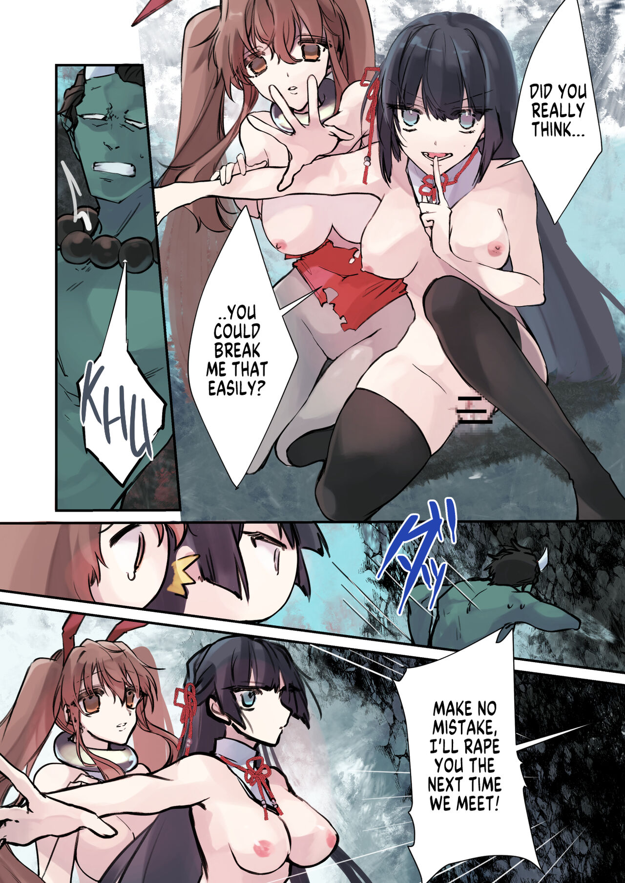 [Amuai Okashi Seisakusho (Sanada)] Nyotaika Sennou Sarete Shimatta Shinyuu o Sukeyou to Shitara Ore made Nyotaika Sarete Shimatta! [English] [SachiKing] 图片编号 32