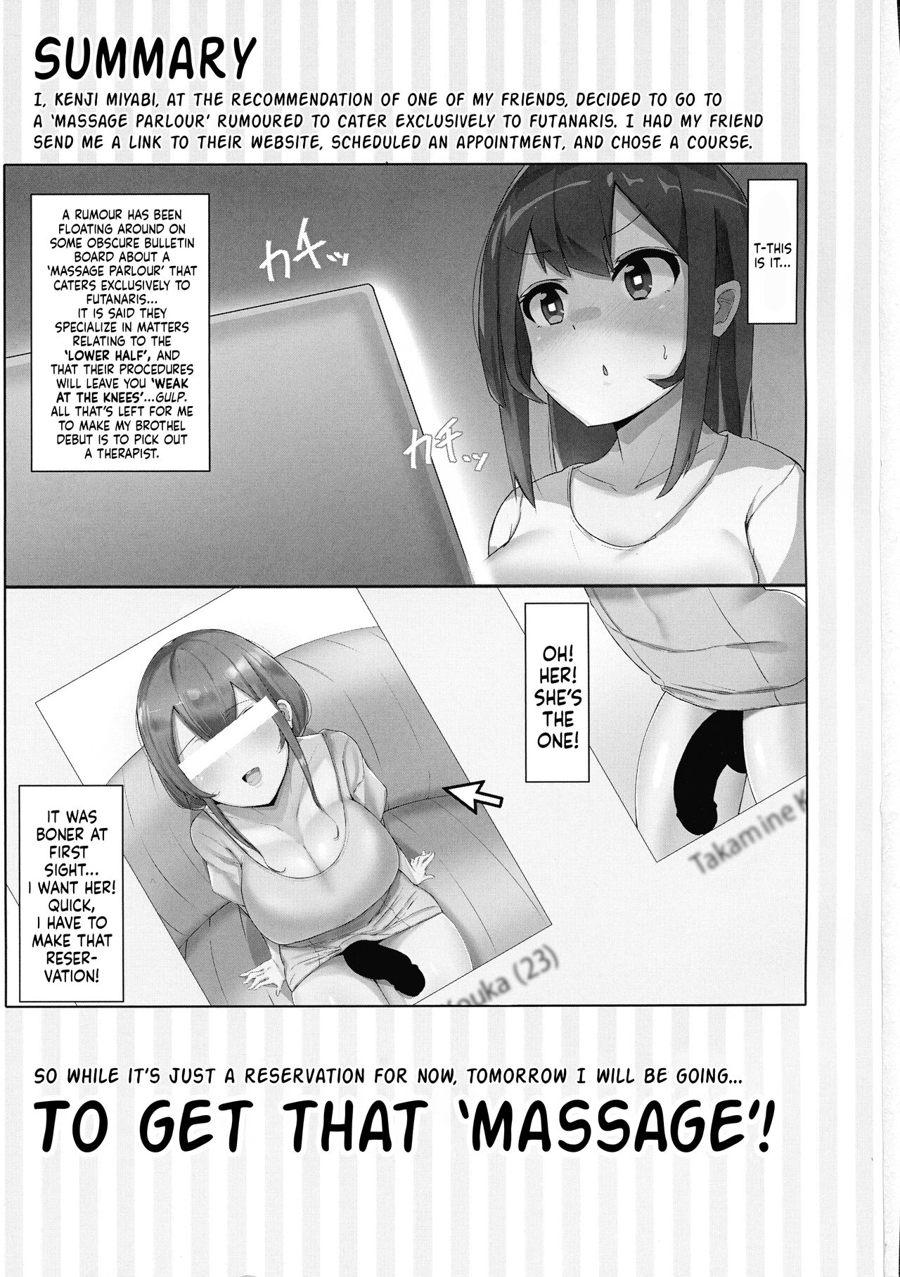 (Futaket 16.5) [Kosuko Teikoku (sella)] Futanari Kaiwai no Etchi na o Mise ni Ittemita! ~ Kenzen? Esute-ten-hen ~ | I Tried Going To My Neighborhood Brothel~! For Health's Sake, Right? Beauty Salon Edition! [English] [Mr_Person] изображение № 3