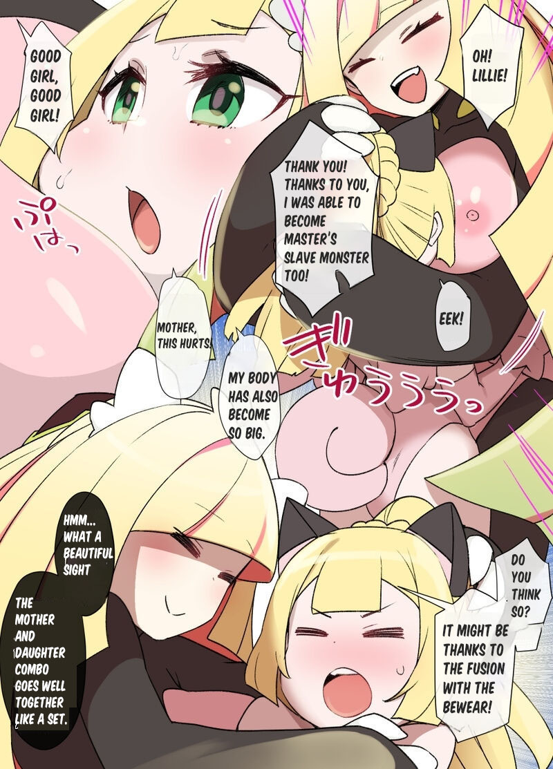 [Kusayarou] Slave Ball Sennou ~Lusamine & Lillie Hen~ (Pokémon Sun and Moon) (English) image number 6