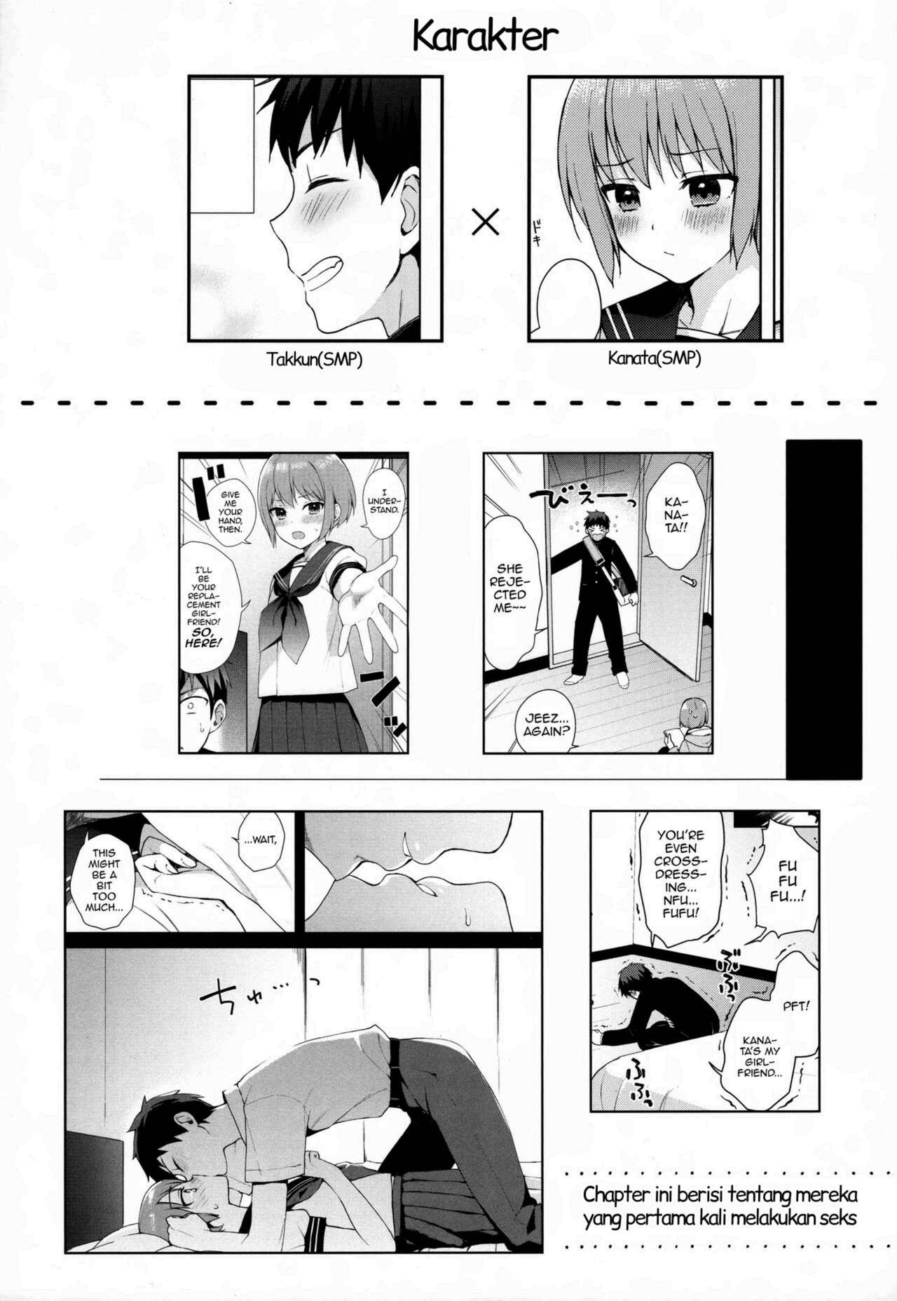 (C95) [candy paddle (NemuNemu)] Kanojo Gokko epi.0 -Hajimete no Ecchi- [Indonesian] [PinattSuki] Bildnummer 4