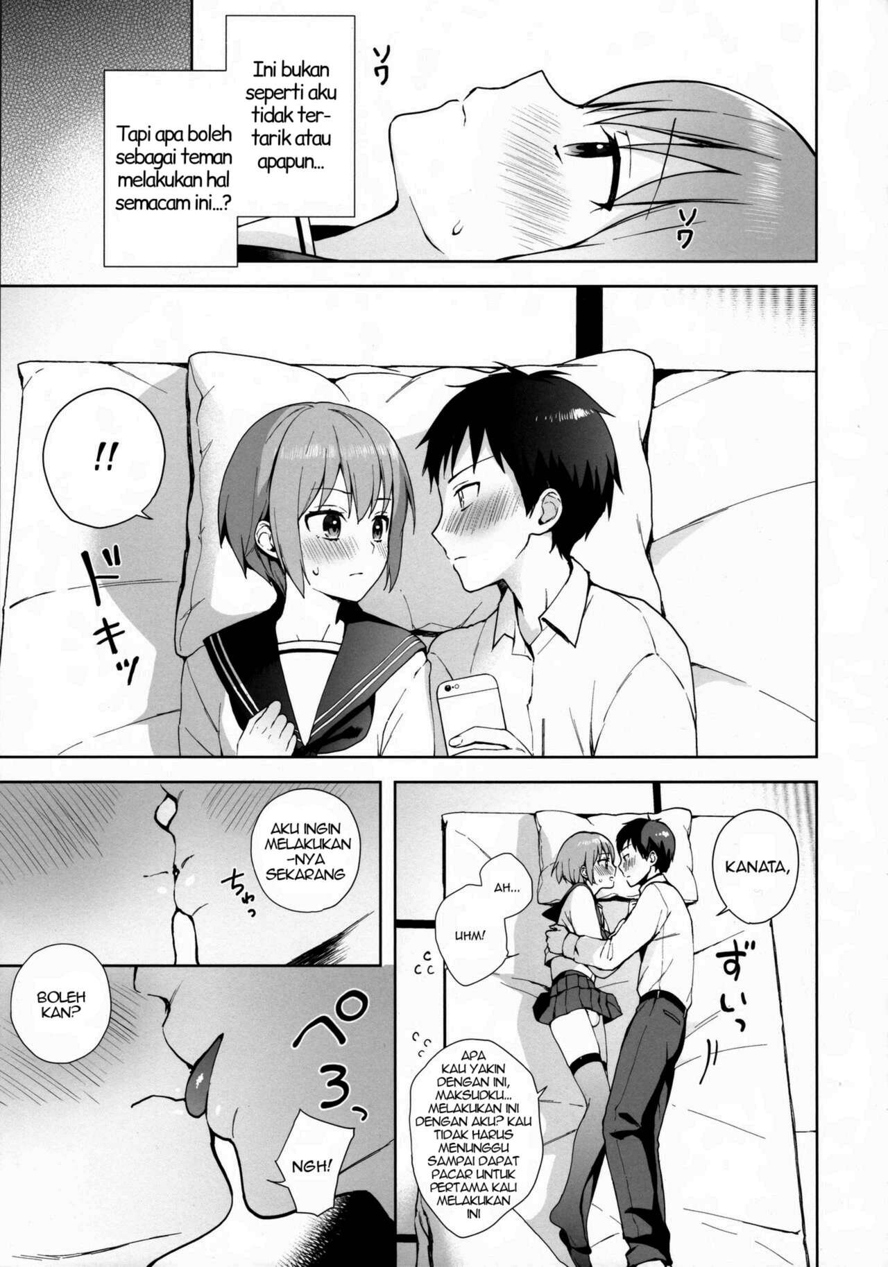 (C95) [candy paddle (NemuNemu)] Kanojo Gokko epi.0 -Hajimete no Ecchi- [Indonesian] [PinattSuki] Bildnummer 14