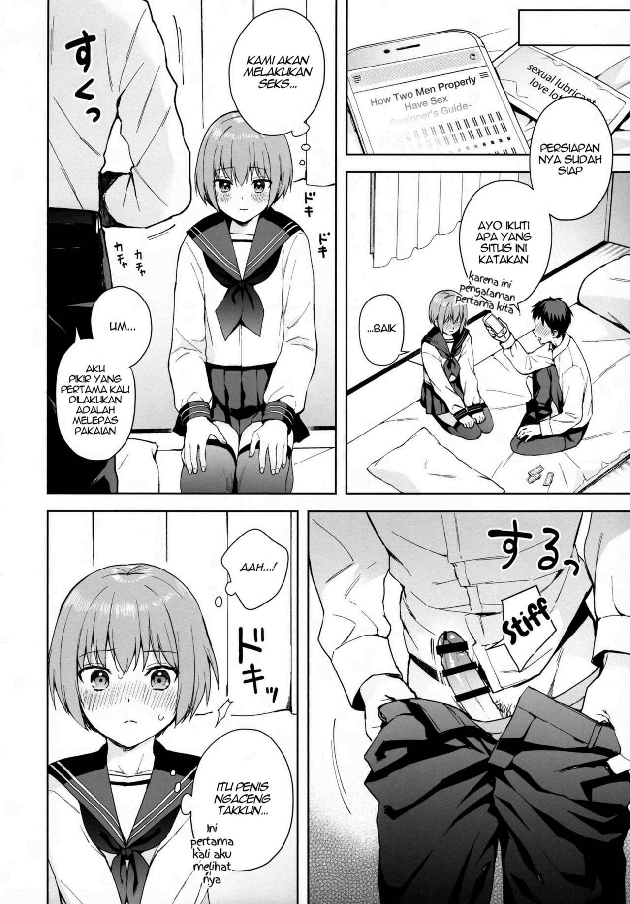 (C95) [candy paddle (NemuNemu)] Kanojo Gokko epi.0 -Hajimete no Ecchi- [Indonesian] [PinattSuki] Bildnummer 23