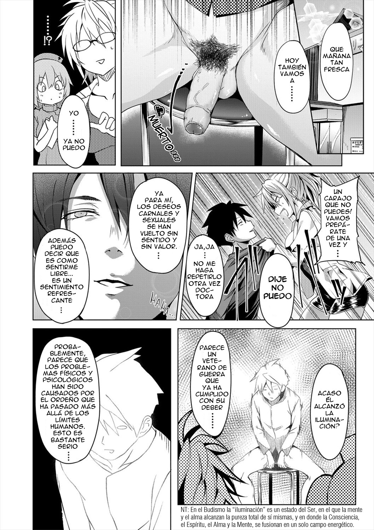 [Mizoguchi Gelatin] Milking Clinic Ch. 2 | La Clinica Del Ordeno (Succubus Appli (Gakuen Saimin)) [Spanish] [Harenchi no Fansub] [Decensored] [Digital] image number 16