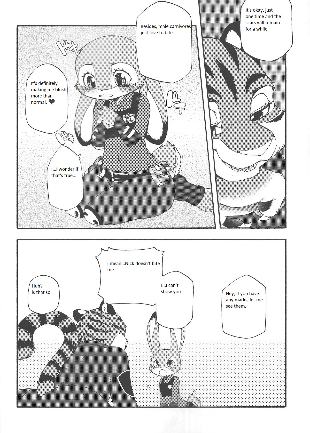 (HaruCC23) [Dogear (Inumimi Moeta)] Yawaraka na Kizuato (Zootopia) [English] 6eme image