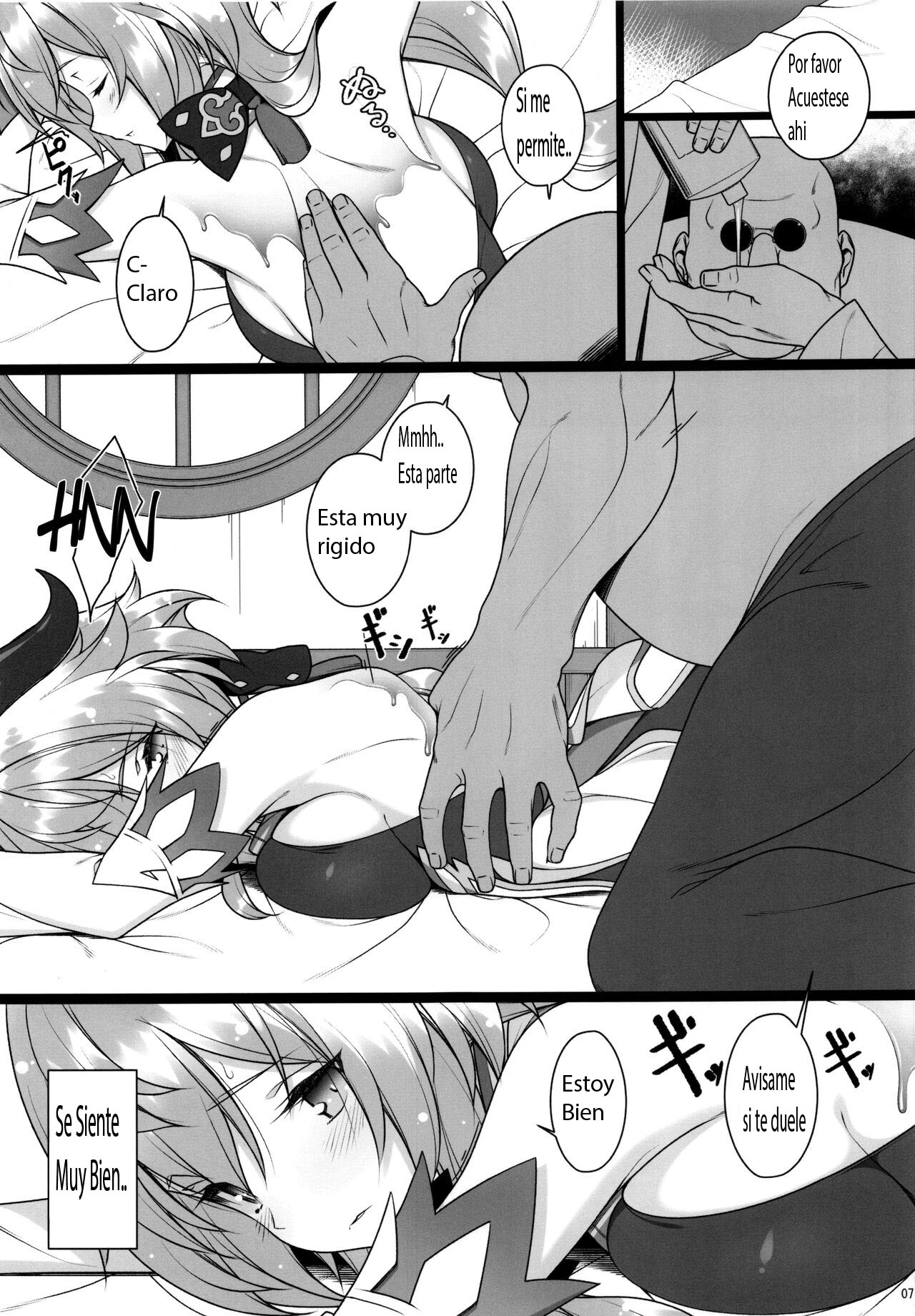 (C99) [Yuusha-sama Go-ikkou (Nemigi Tsukasa)] Gokuraku Kikou (Genshin Impact) [Spanish] image number 6