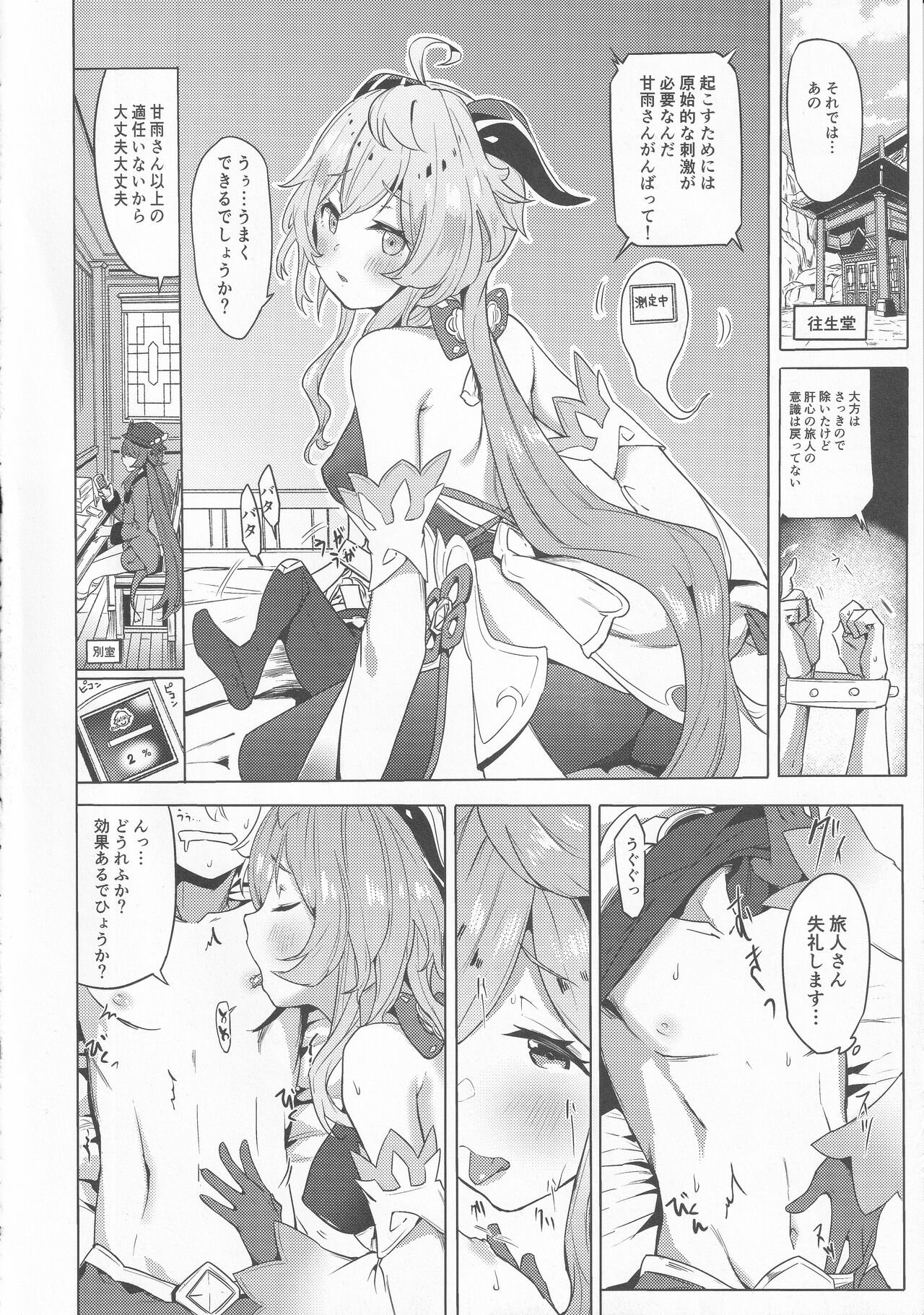 (C101) [bannoutumayoujiire (Bitou)] Ganyu Zangyouchuu (Genshin Impact) image number 7