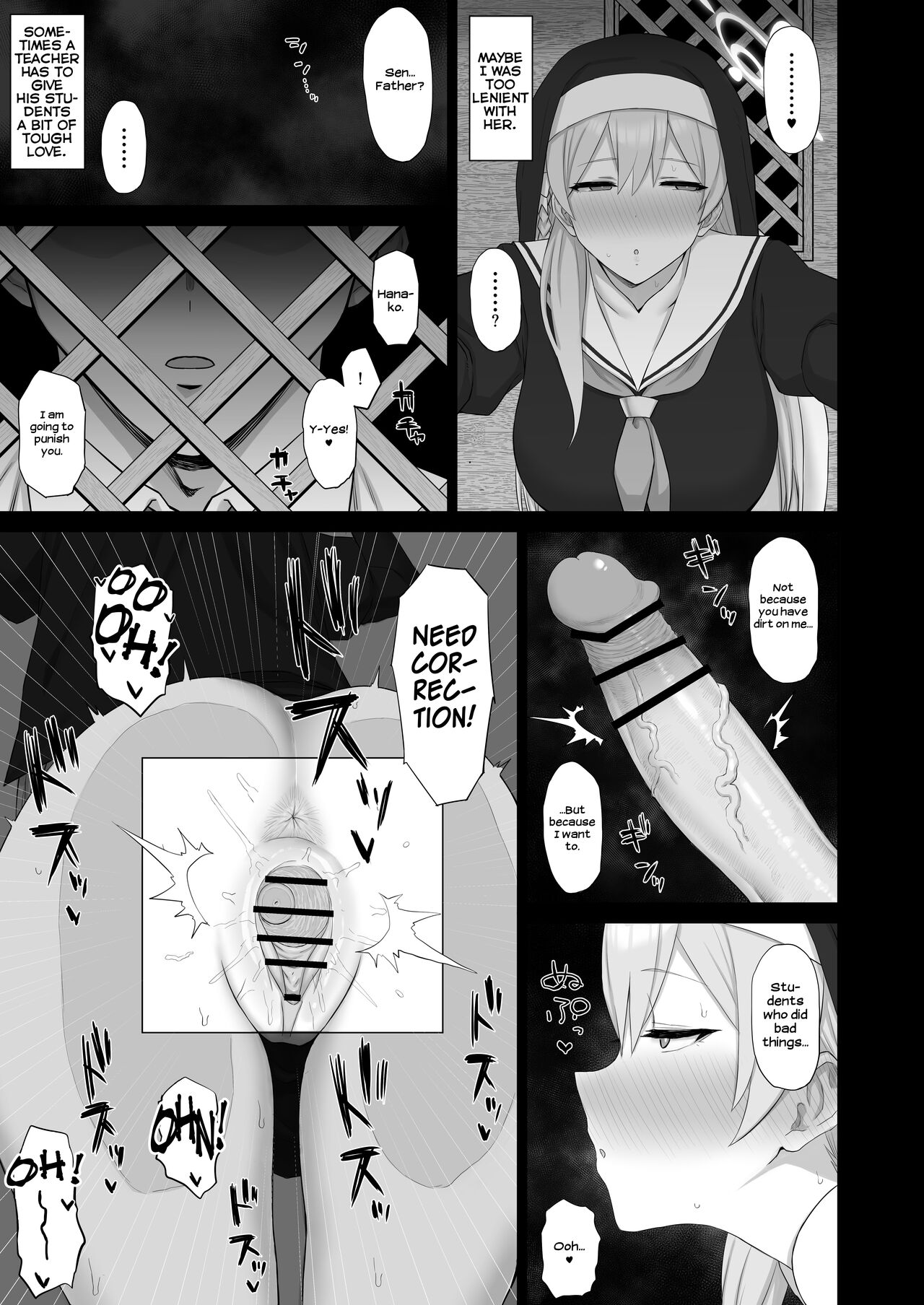 [Gomuhachi (Gomu)] Roshutsu Shoujo to Zange Ana | The Exhibitionist and the Confessional (Blue Archive) [English] [Shiromaru] [Digital] 图片编号 12