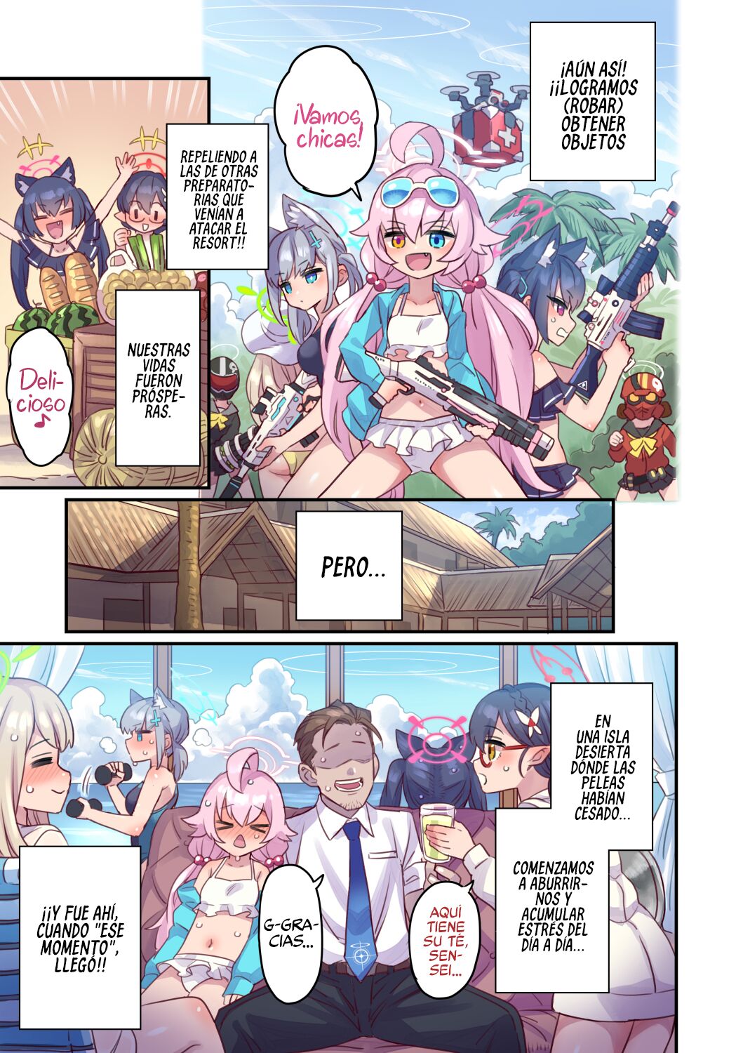 [Mimoneland (Mimonel)] Seito to Issen Koechau Hon -Taisaku Iinkai Hen- (Blue Archive) [Spanish] [Rakuen Translations] [Digital] Bildnummer 4