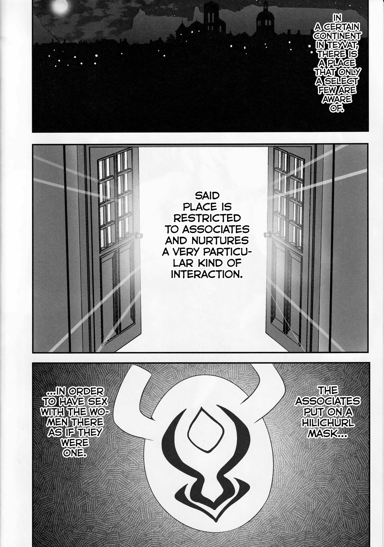 (C101) [SOTIKOTI (soramoti)] Teyvat Himitsu Club (Genshin Impact) [English] [Watson] изображение № 3