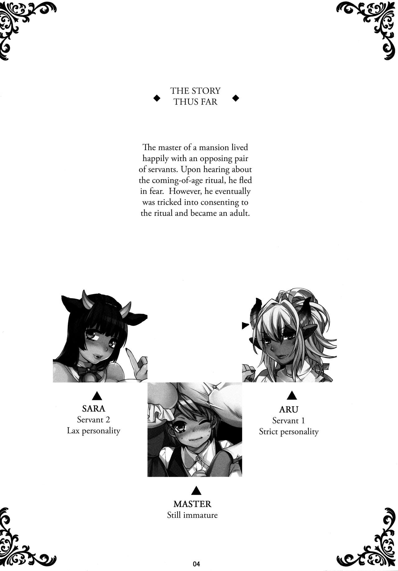 (COMIC1☆8) [Ash Wing (Makuro)] Goshujin-sama wa Meshitukai ga Osuki? | Любит ли мастер своих слуг? [Russian] [﻿Гинач] изображение № 3