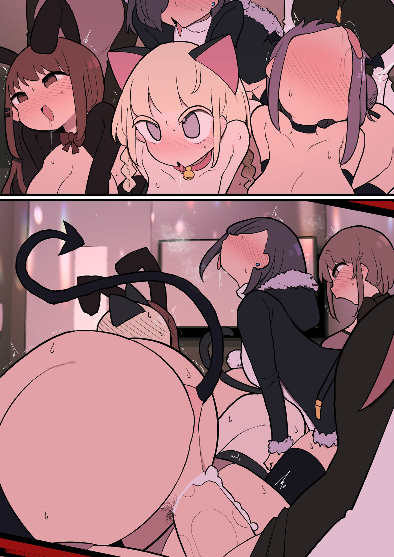 [ももも] パコられたいので逆ナンしてふたなりに捕食されに行ってる子達 image number 12