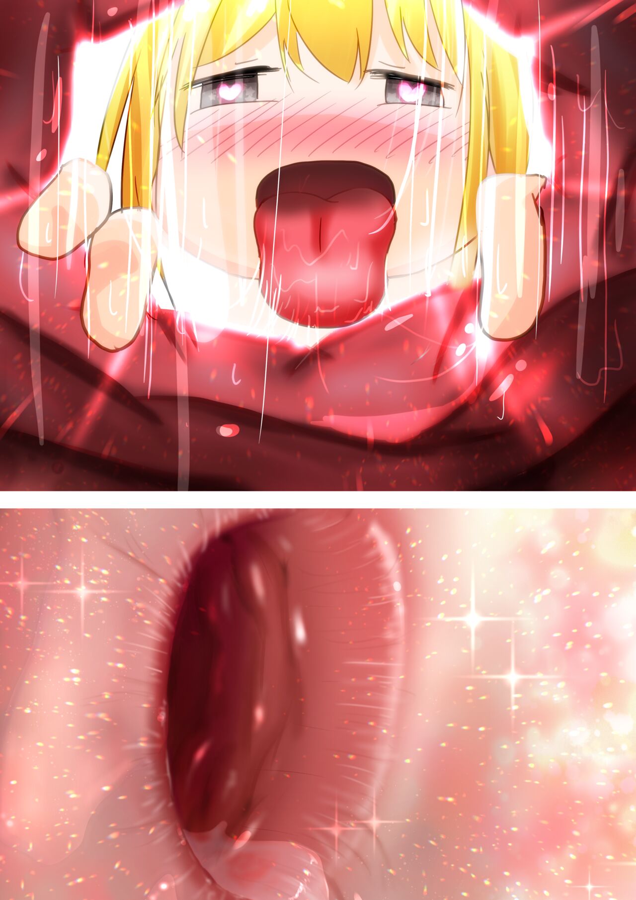 [Ecchi Ecchi Daifuku (Neko Daifuku)] Elf Musume-san ga Koumon ni Hitasura Okuchi de Houshi Suru Ohanashi 32eme image