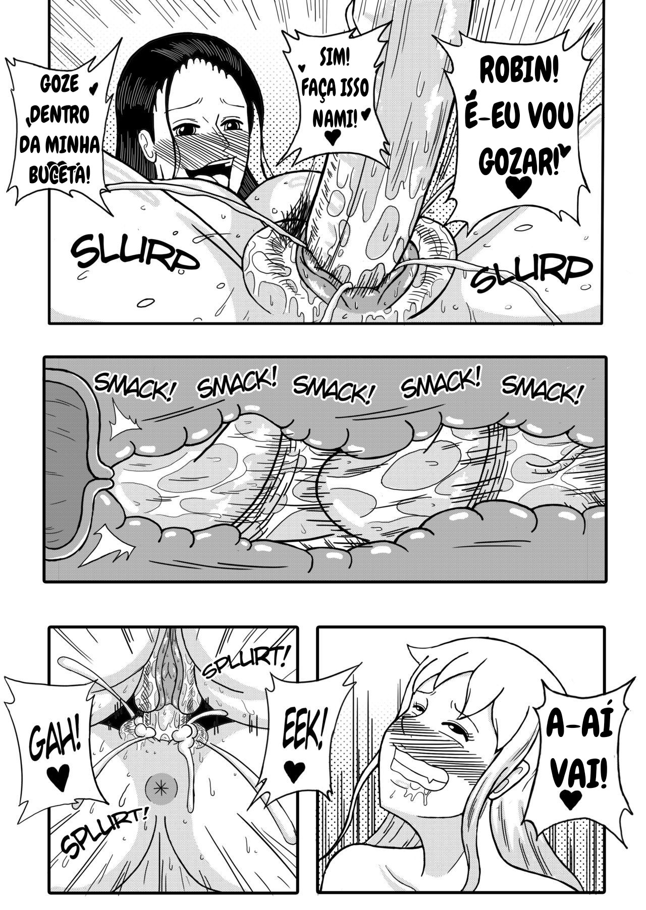 Robin x Nami_ Reunion on the Thousand Sunny (One Piece) 图片编号 13