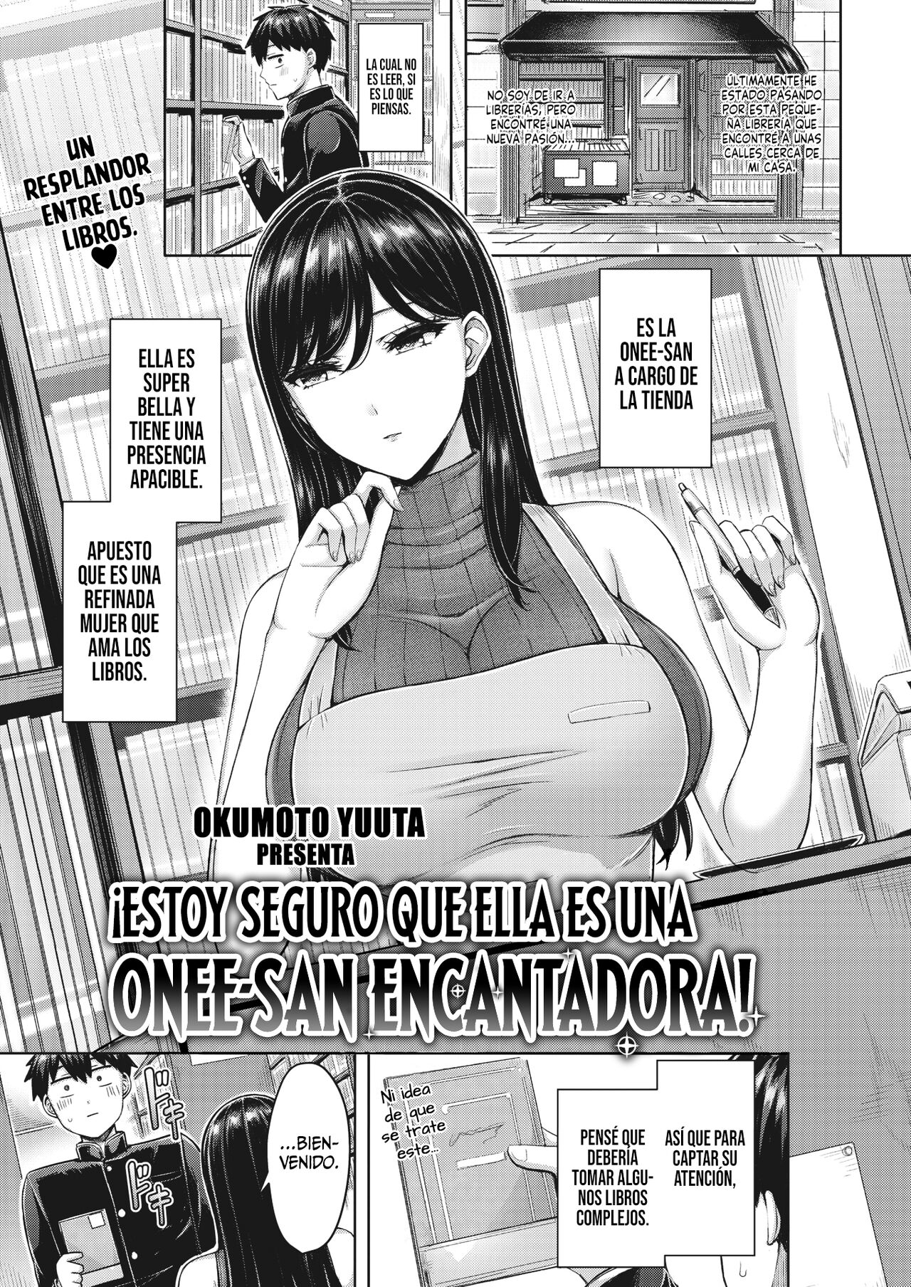 [Okumoto Yuuta] Kitto Suteki na Onee-san! || ¡Estoy seguro que ella es una Onee-san Encantadora! (COMIC Kairakuten 2023-01) [Spanish] [SSR Translations] [Digital] 画像番号 2