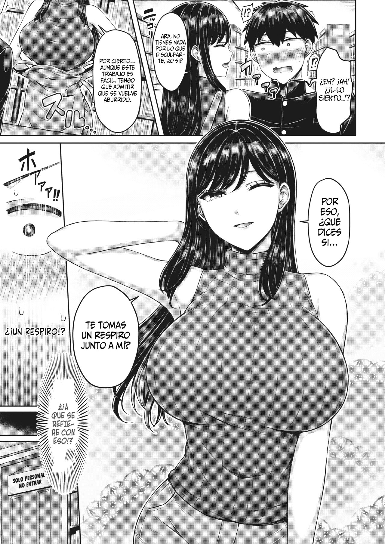 [Okumoto Yuuta] Kitto Suteki na Onee-san! || ¡Estoy seguro que ella es una Onee-san Encantadora! (COMIC Kairakuten 2023-01) [Spanish] [SSR Translations] [Digital] 画像番号 6