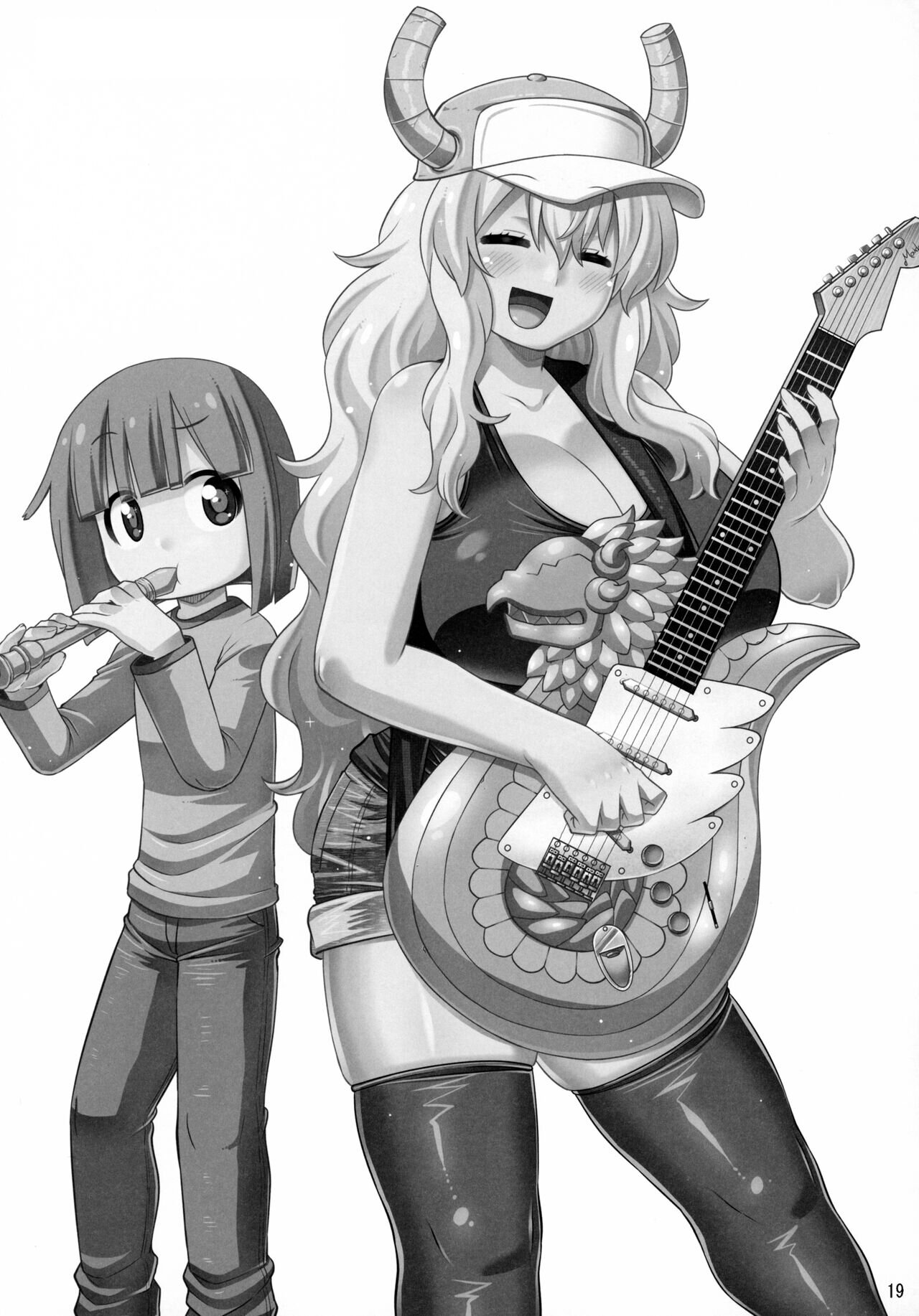 (C99) [gos to vi (Utamaro)] Muchi Muchi Hatsujou Dragon (Kobayashi-san-chi no Maid Dragon) [Spanish] image number 18