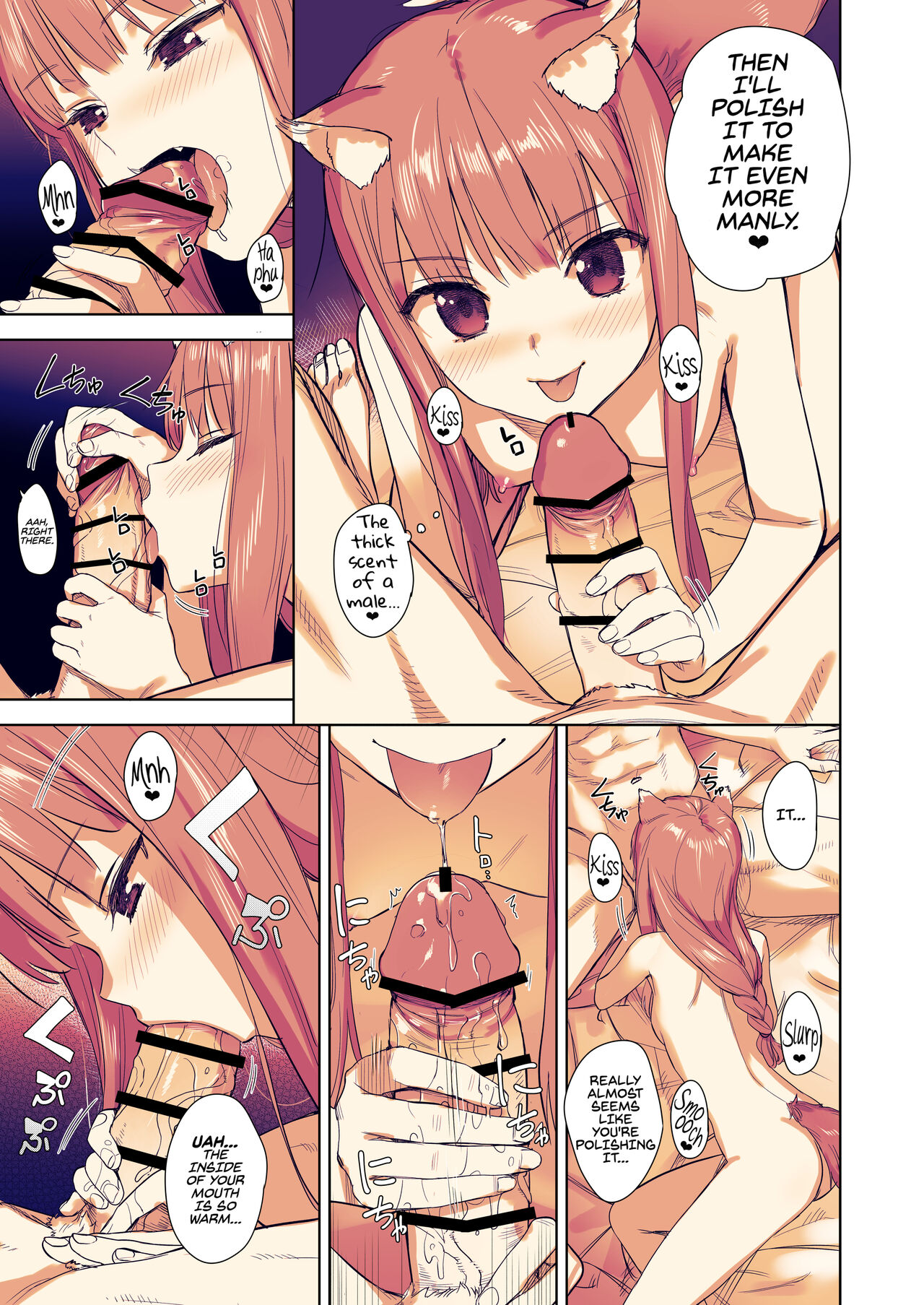 [Ajisaidenden (Kawakami Rokkaku, Takanashi Rei)] Wacchi to Shippori Kezukuroi Hon (Spice and Wolf) [Digital] [Revision] [English] [Von] 10eme image