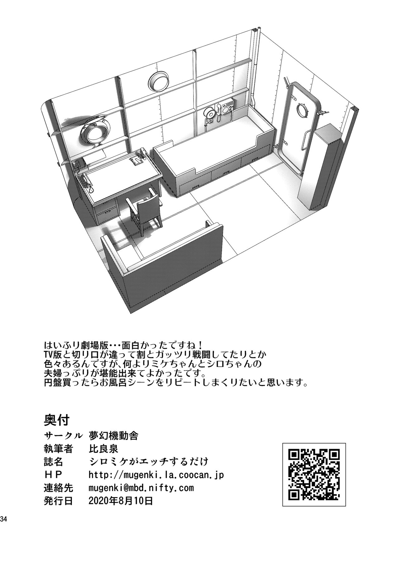 [Mugen Kidousha (Hiraizumi)] ShiroMike ga Ecchi Suru dake (High School Fleet) [Digital] 画像番号 33