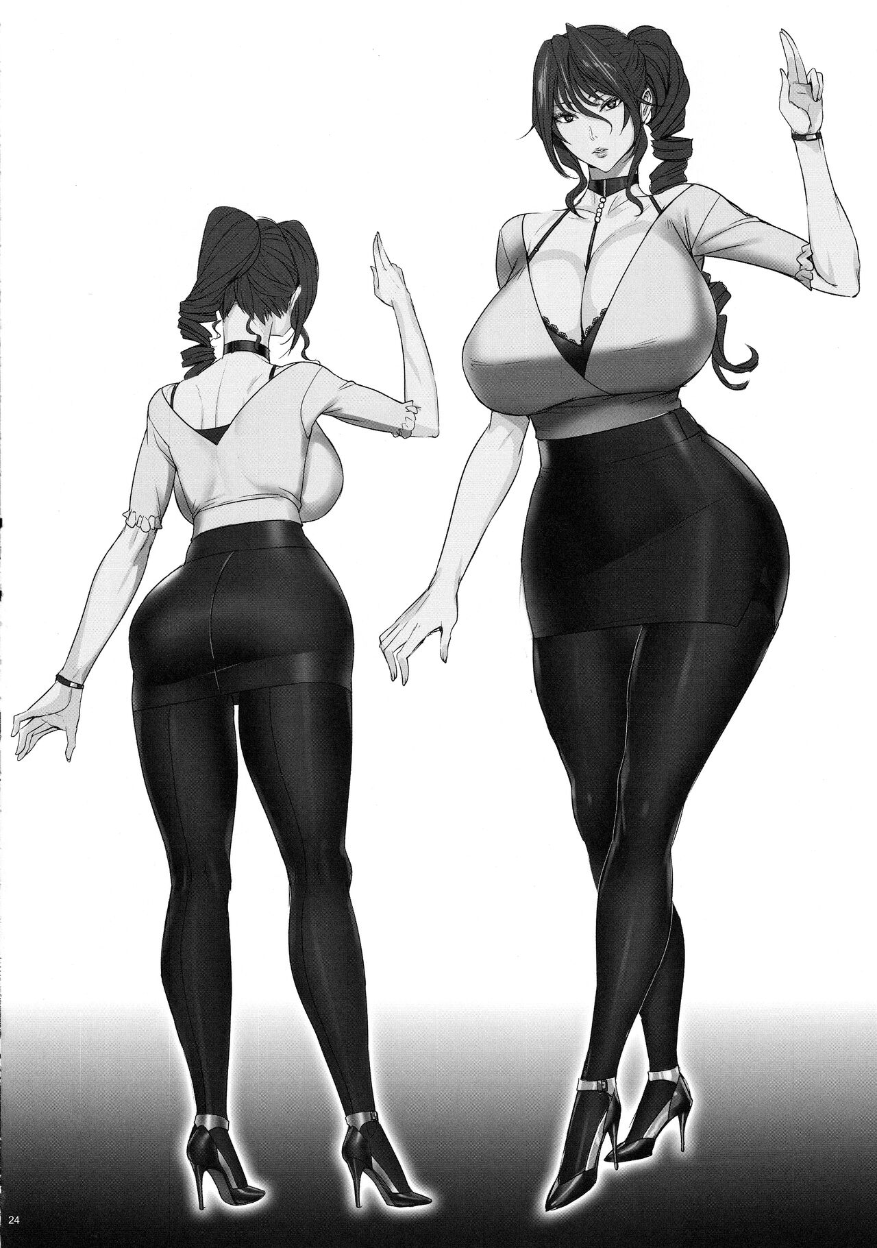 (C101) [MAIDOLL (Fei)] Uehara Rin no Tokubetsu Seishidou - Rin's Sexual Instruction (Action Taimanin) [Chinese] изображение № 23