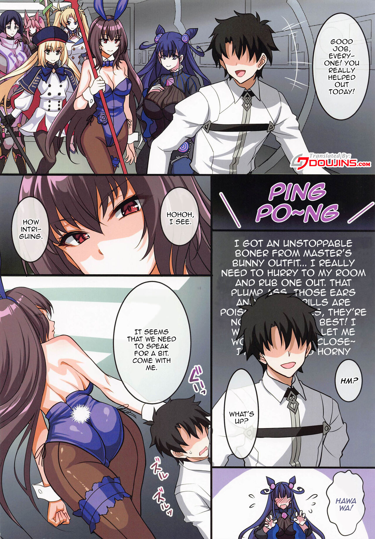 (C100) [Yohsyuan (Son Yohsyu)] Bunny ga Osuki to Kikimashite | We Heard You Like Bunny Girls. (Fate/Grand Order) [English] {Doujins.com} изображение № 2