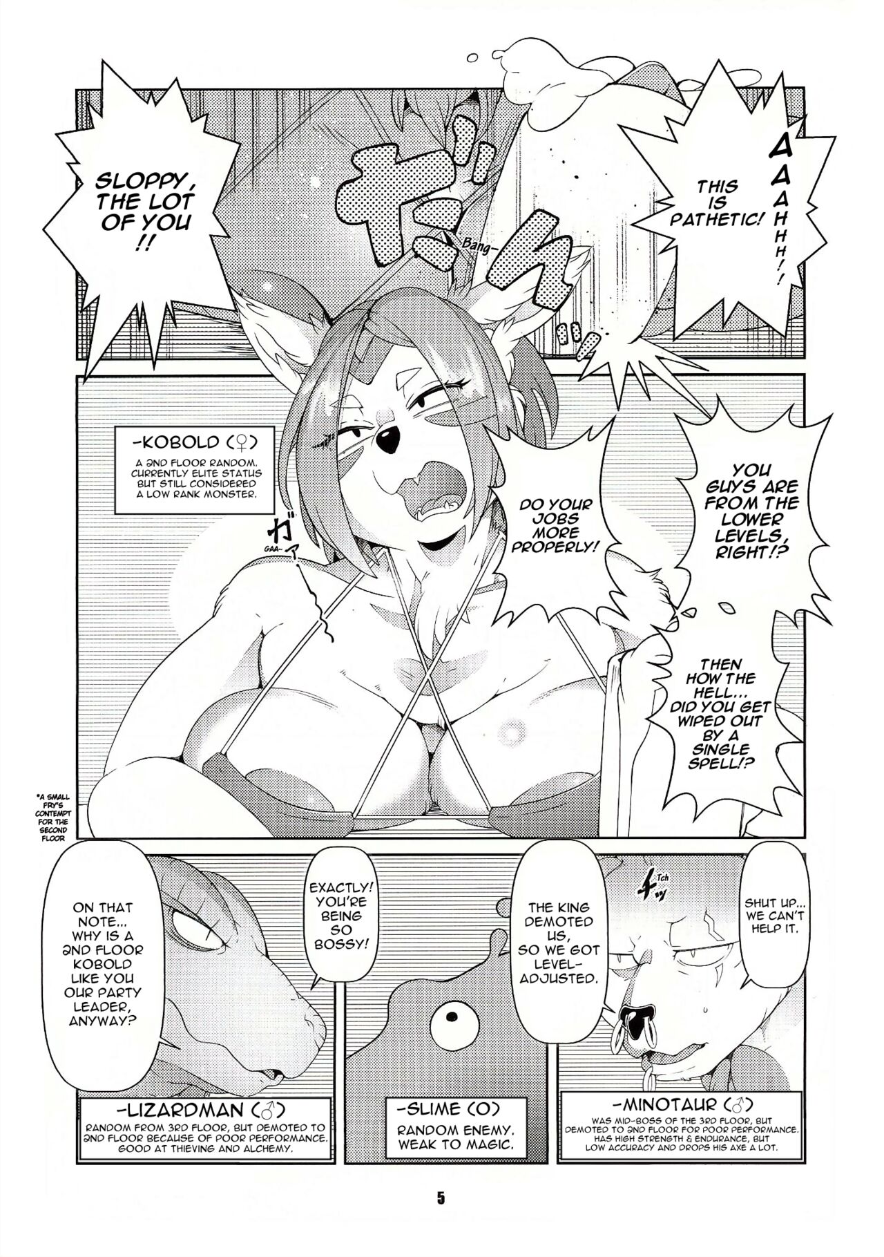 (C89) [Kemono Ekaki no Kousoku 2 (Sindoll)] Dungeon [English] [3DD_the_Blank Localized] изображение № 4