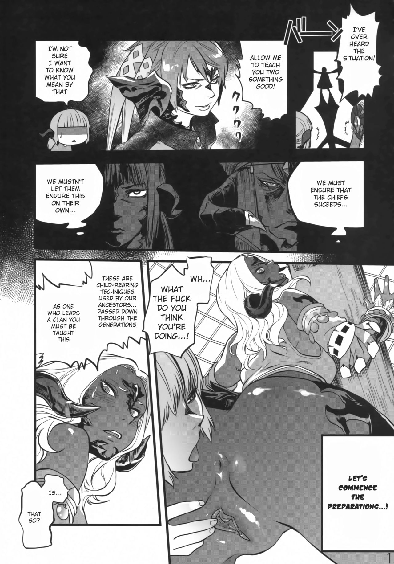 (C94) [Rapid Rabbit (Tomotsuka Haruomi)] B.B.GEEK (Final Fantasy XIV) [English] [Decensored] 画像番号 12