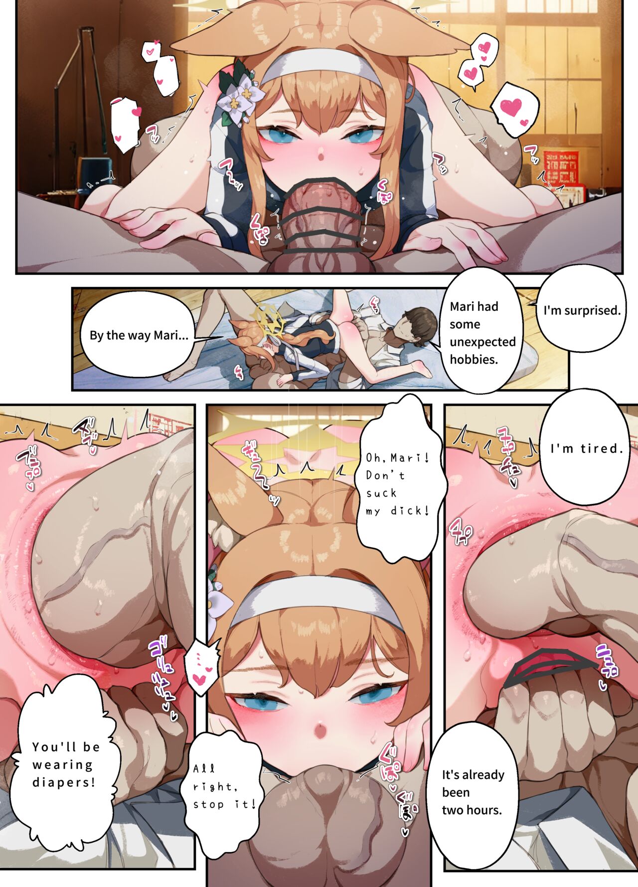 [ねこてゐ] 伊落マリーさん肛門拡張アナルフィストガン掘りえっち♡ (ブルーアーカイブ) [英語] изображение № 3