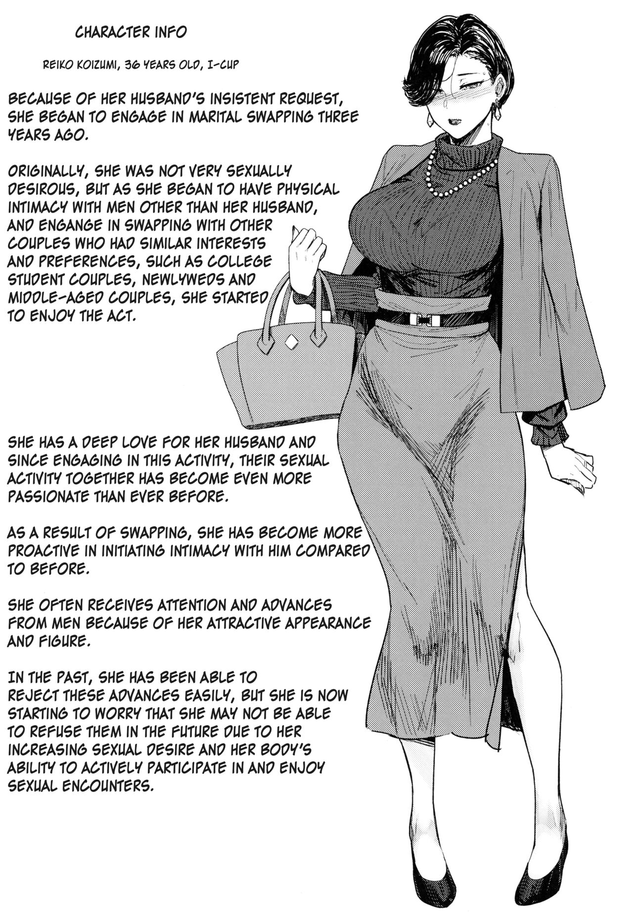 (C101) [Isocurve (Allegro)] Hitozuma Futei Koubi Zuroku Aibiki Swapping/Reiko [English] numero di immagine  19