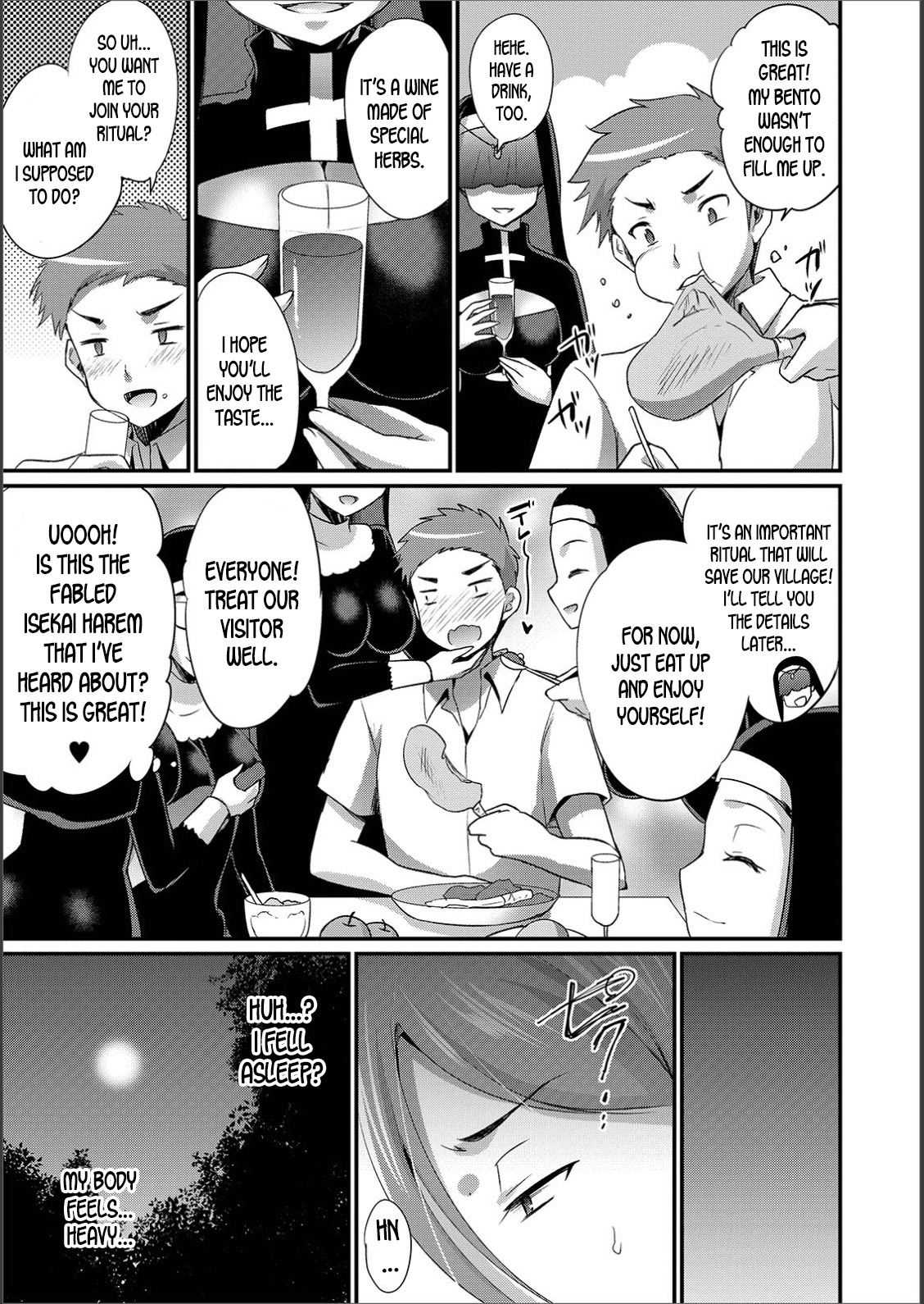 [Kaitou Yuuhi] Onna dake no Mura | A Village for only Women (WEB Ban Mesuiki!! Nyotaika Yuugi Vol. 02) [English] [desudesu] numero di immagine  3