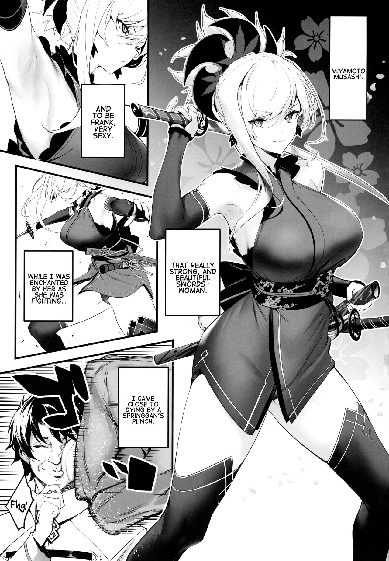 (C101) [Jitaku Vacation (Ulrich)] ServaLove! Vol2! A Late-Blooming Musashi-chan in Love is Defeated by Nipple Torture and Lovey-Dovey Sex (Fate/Grand Order) [English] [Coffedrug] image number 3