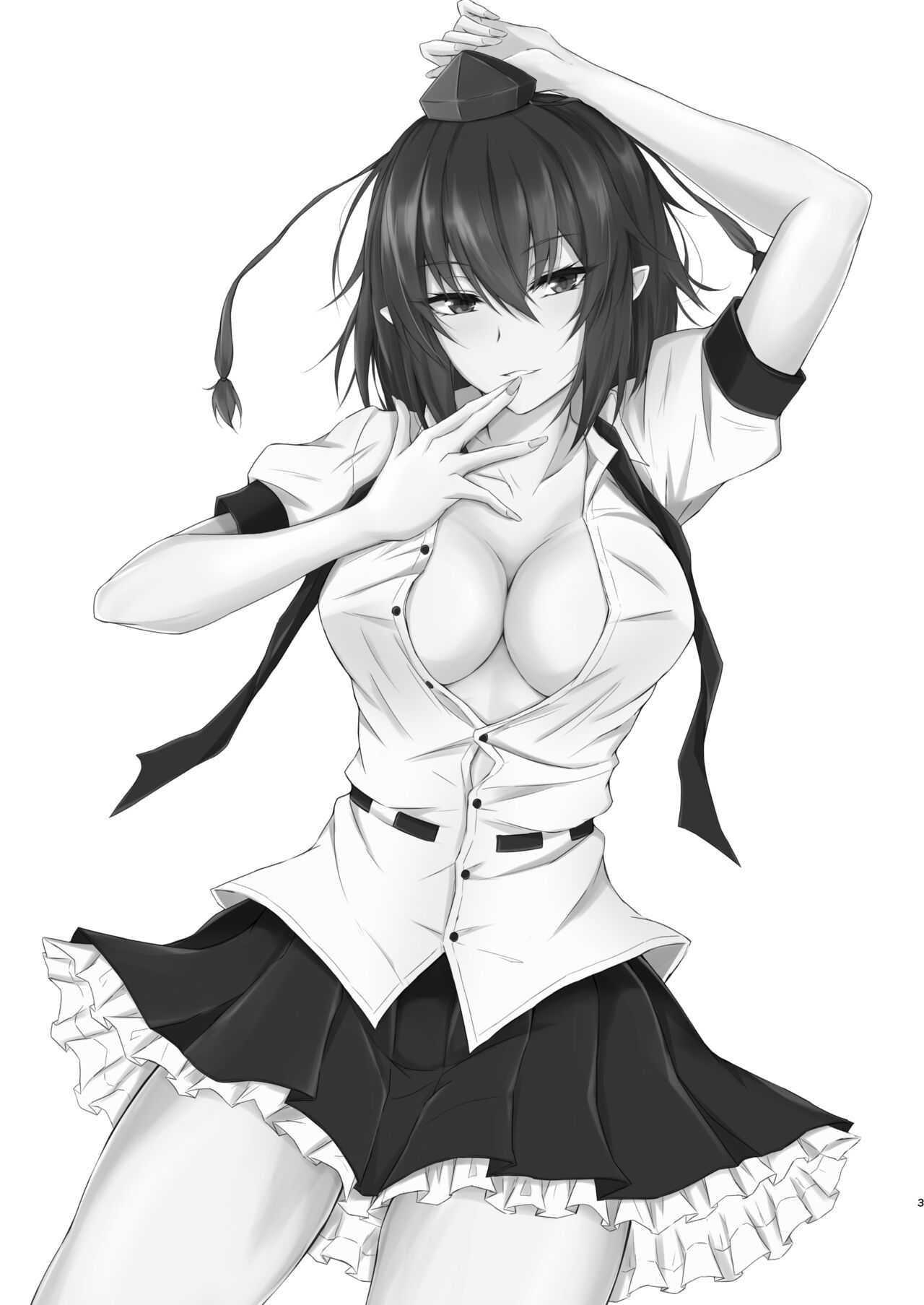 [pikuchi-ya (Piro)] Tengu no Tama Asobi (Touhou Project) [English] [mysterymeat3] [Digital] 画像番号 3