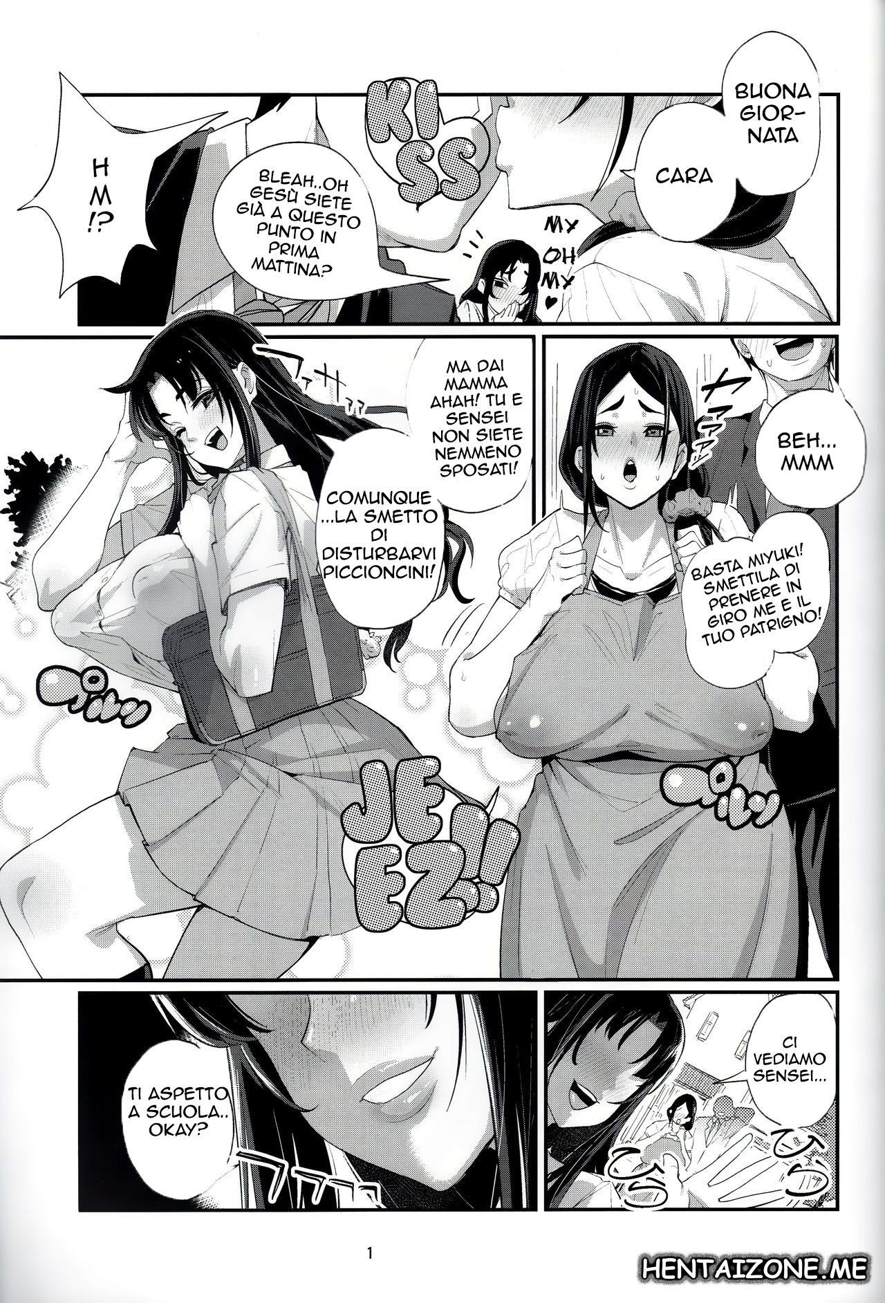 (C92) [NULL Mayu (Chimosaku)] Hitozuma Netorare Schoolgirl | Le Mailaline del Padrone [Italian] image number 2