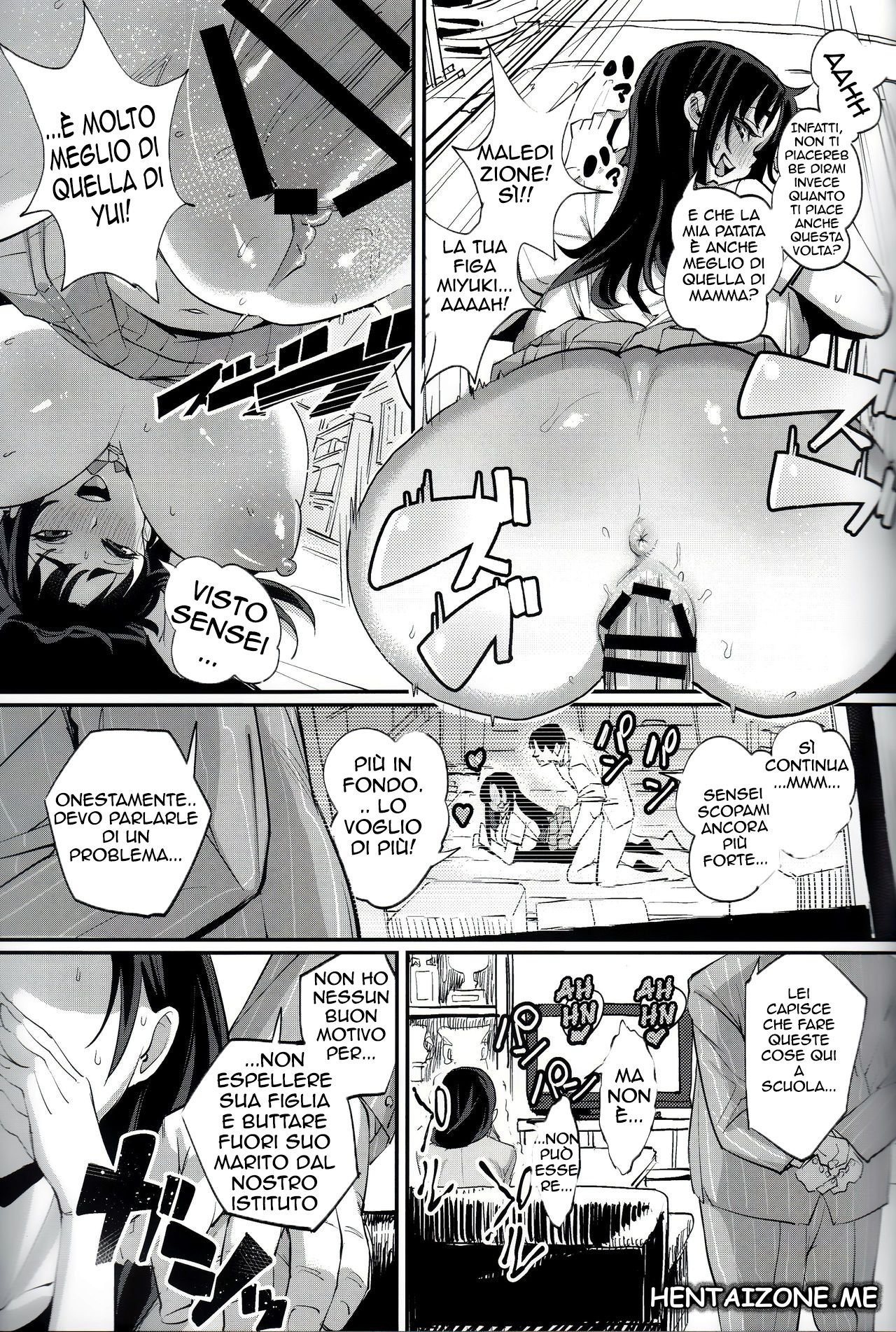 (C92) [NULL Mayu (Chimosaku)] Hitozuma Netorare Schoolgirl | Le Mailaline del Padrone [Italian] image number 4