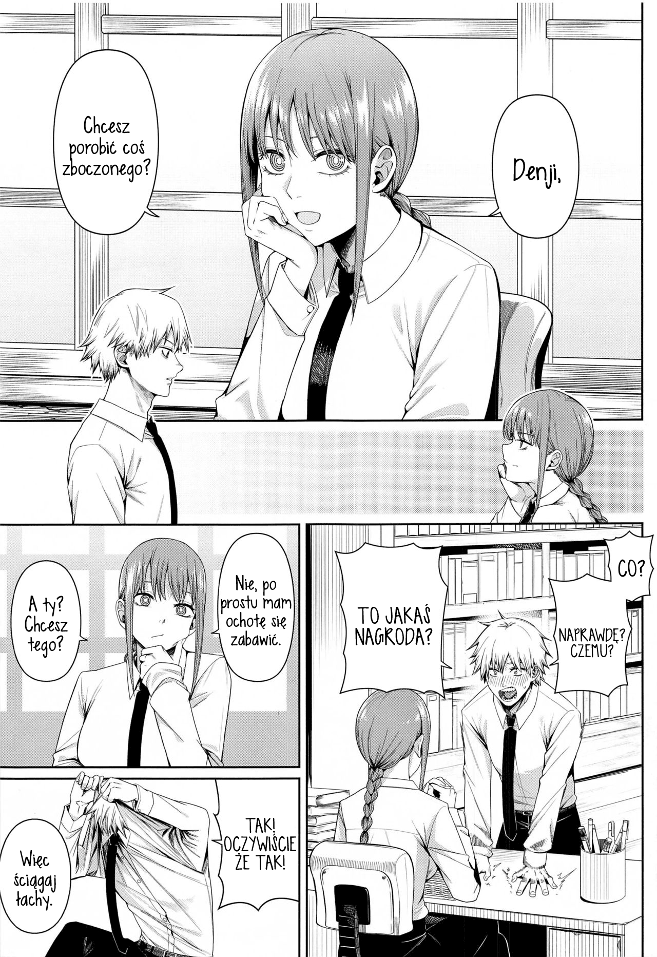 [Bad Mushrooms (Chicke III, 4why)] Kusarinoko Katsurei | Chainsaw Circumcision (Chainsaw Man) [Polish] 이미지 번호 2